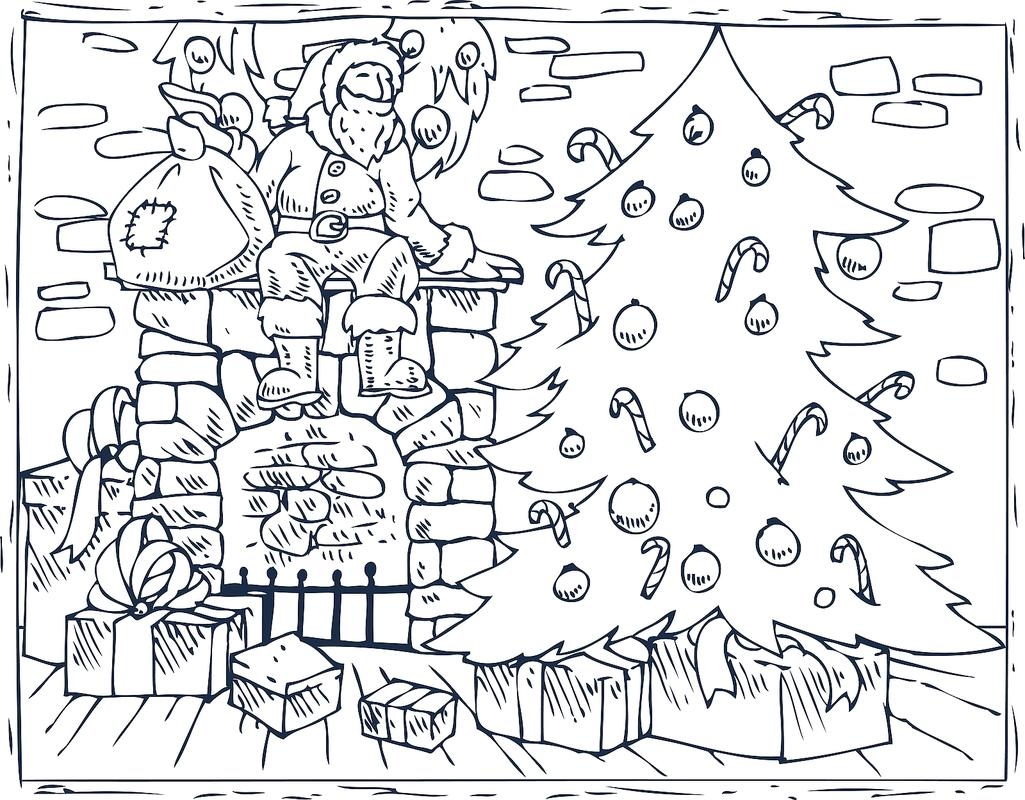 Christmas Coloring Free Printable Pages