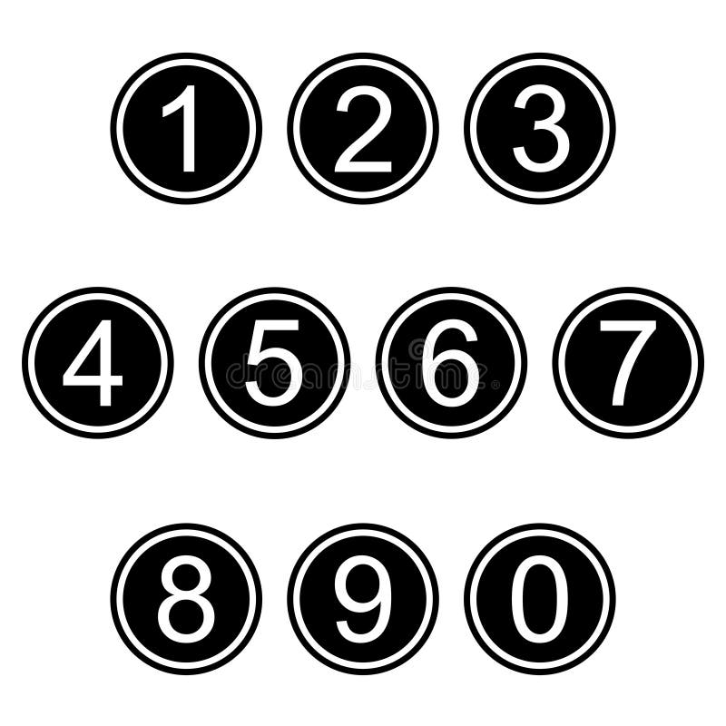 Circle Numbers Stock Illustrations 23 828 Circle Numbers Stock Illustrations Vectors Clipart Dreamstime