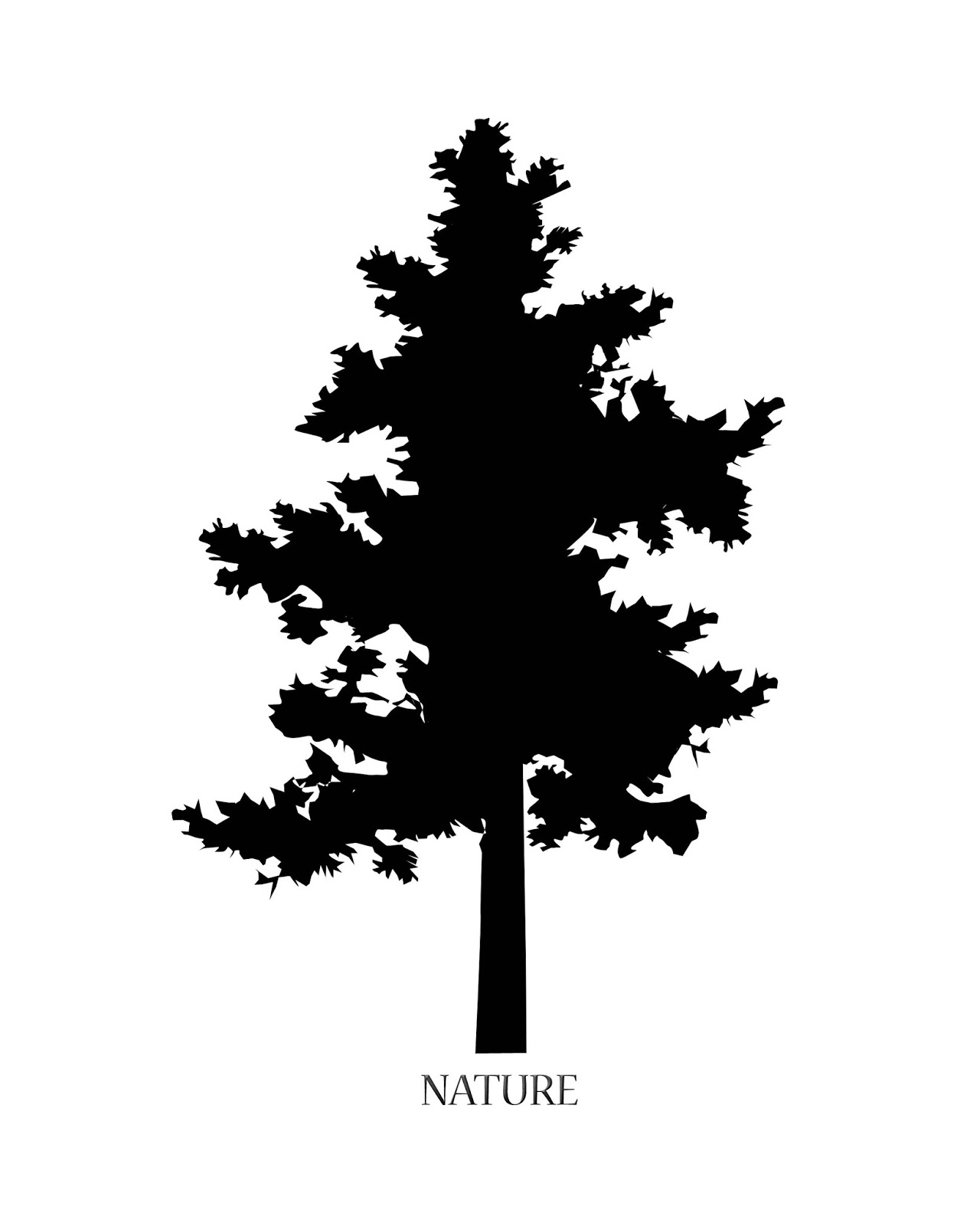 Free Printable Tree Silhouettes