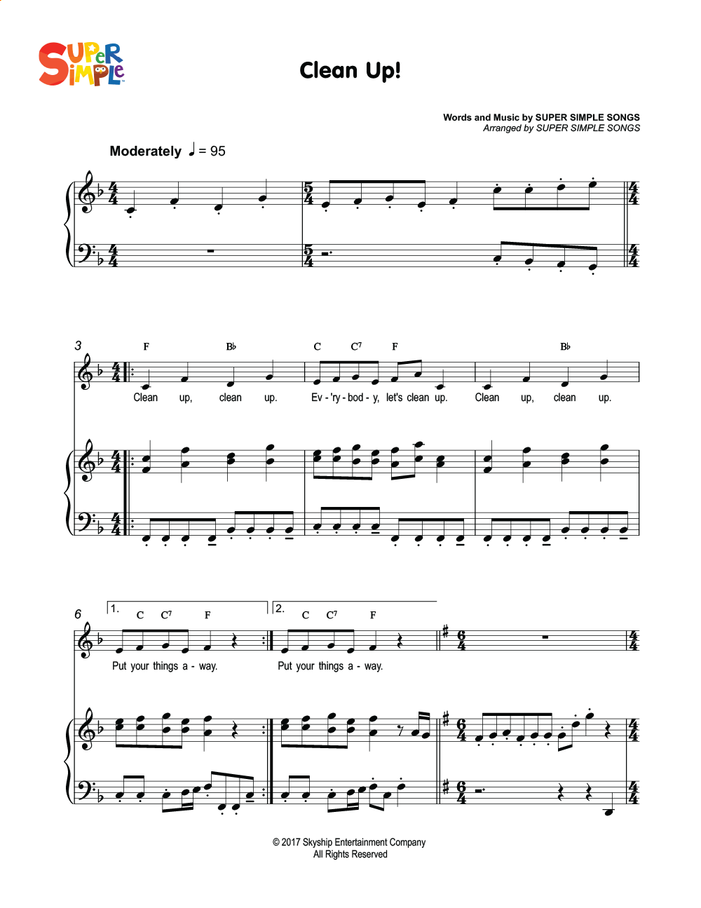 Clean Up Sheet Music Super Simple