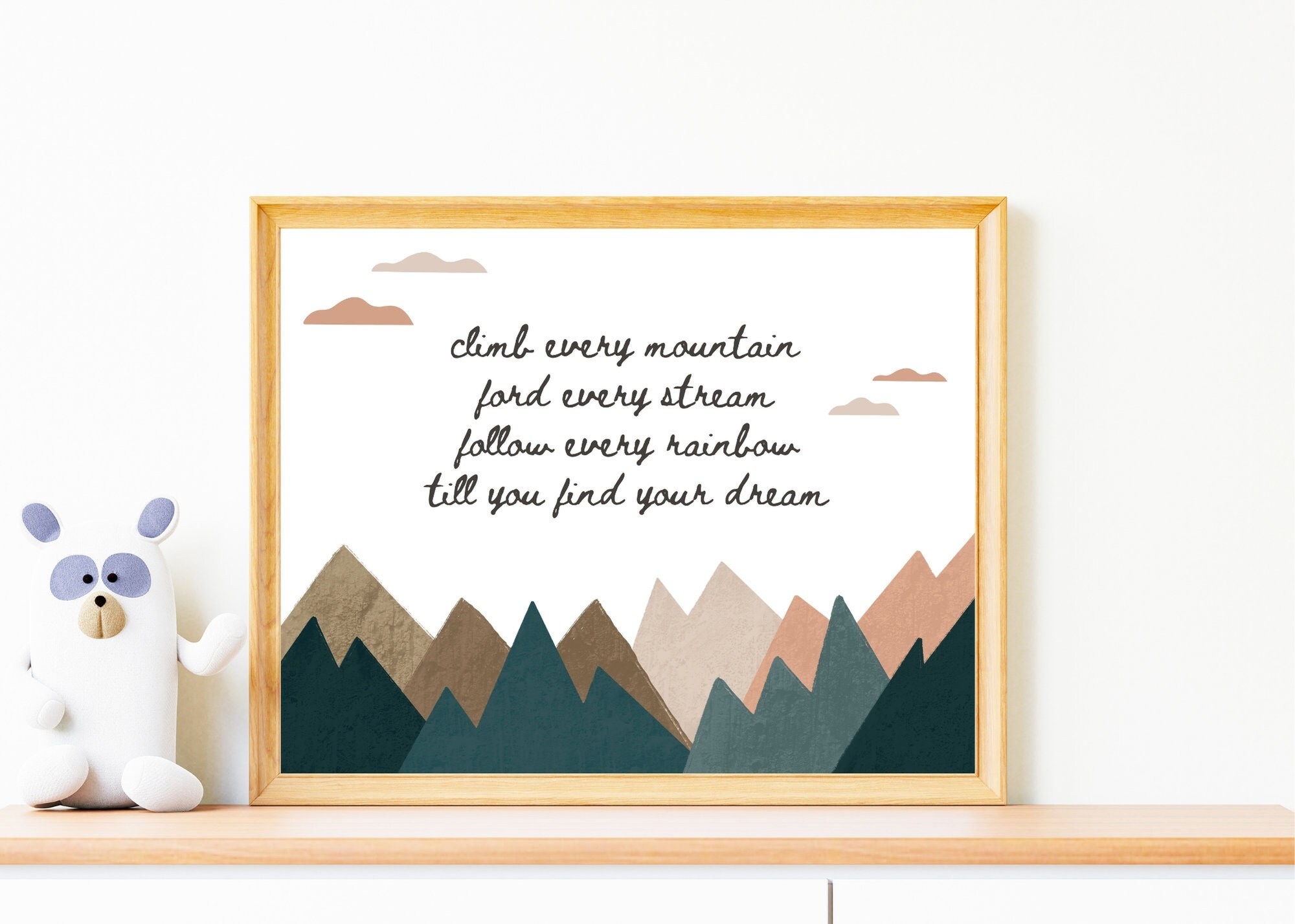 Climb Every Mountain Etsy