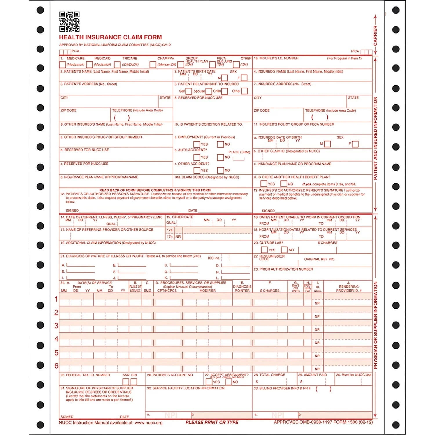 Cms 1500 Forms