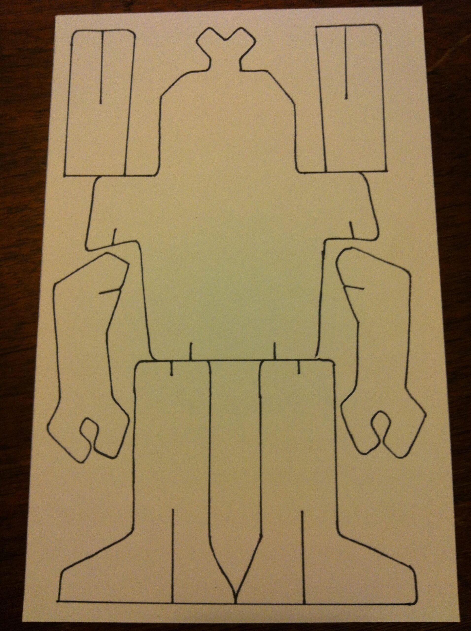 Free Printable Robot Cut Outs