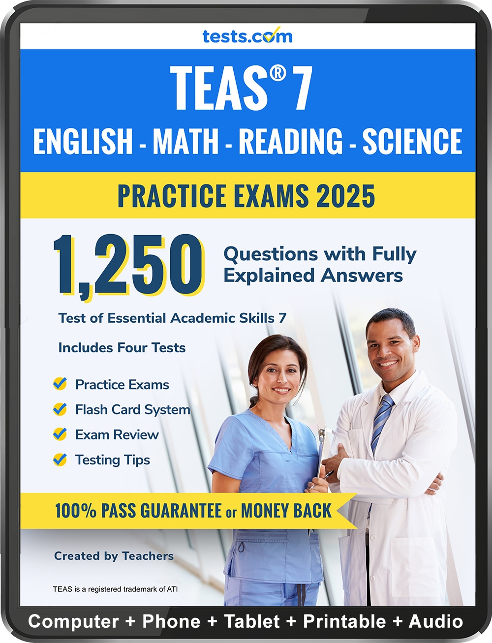 Complete Practice Test For The ATI TEAS 6 Nursing School Preparation