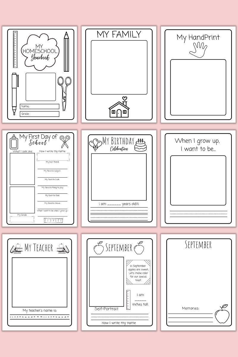 Create Your Own Homeschool Memory Book This Year