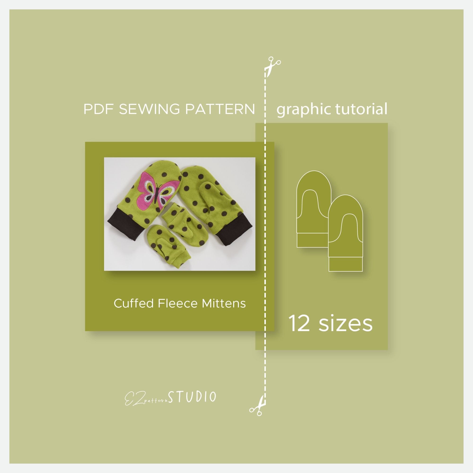 Free Printable Fleece Mitten Pattern