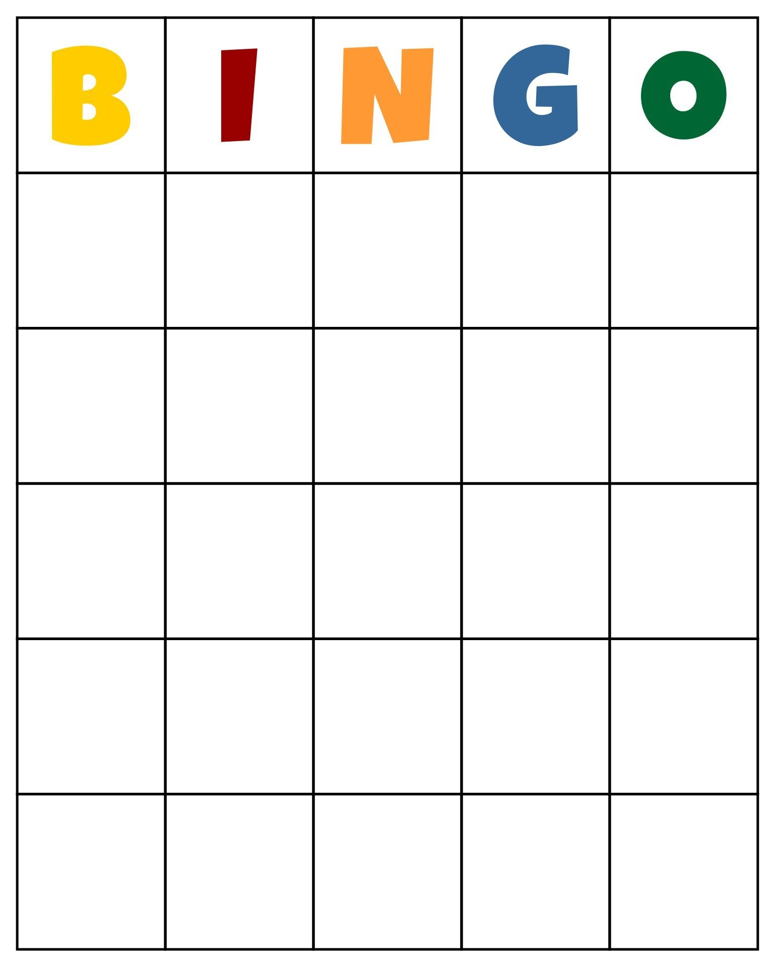 Custom Bingo Card Template 10 Free PDF Printables Printablee