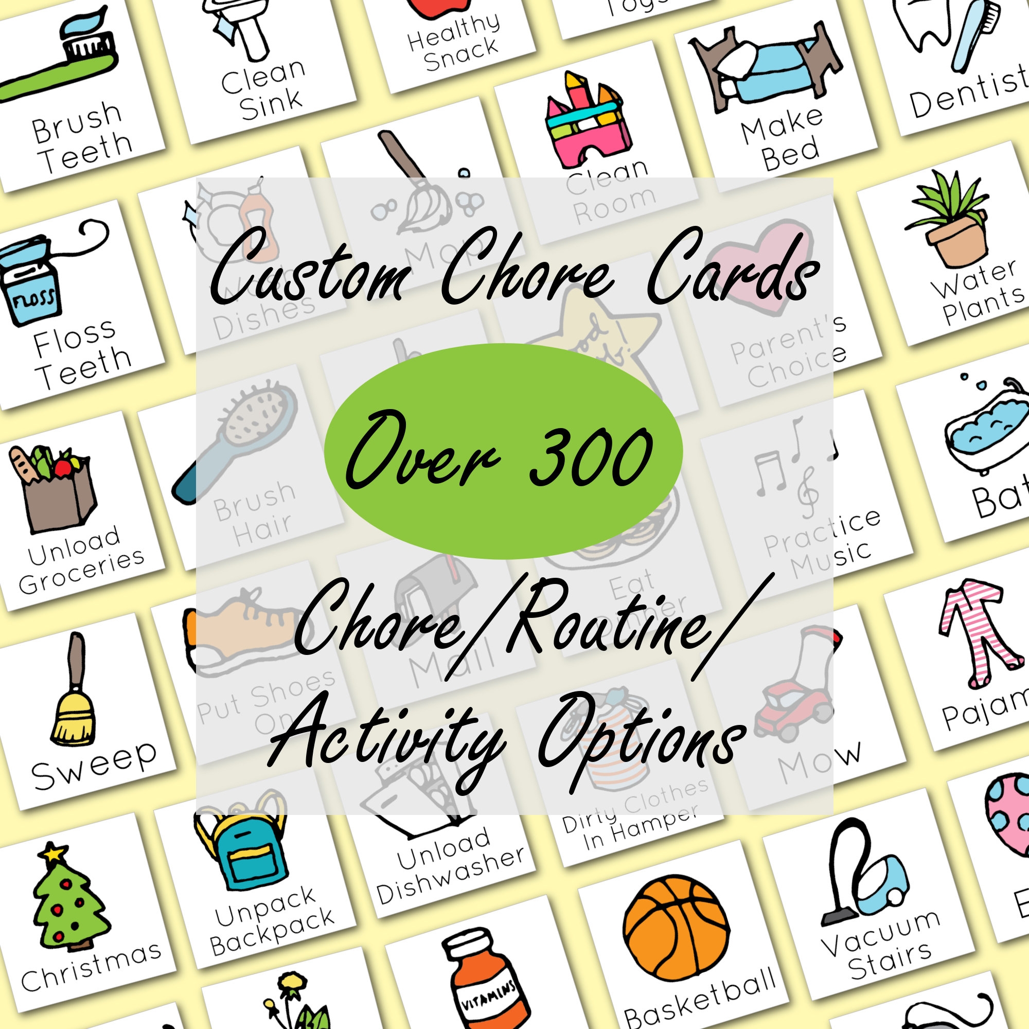 Free Printable Chore Cards