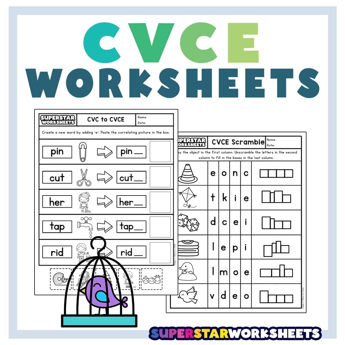 Free Printable Silent Letter Worksheets
