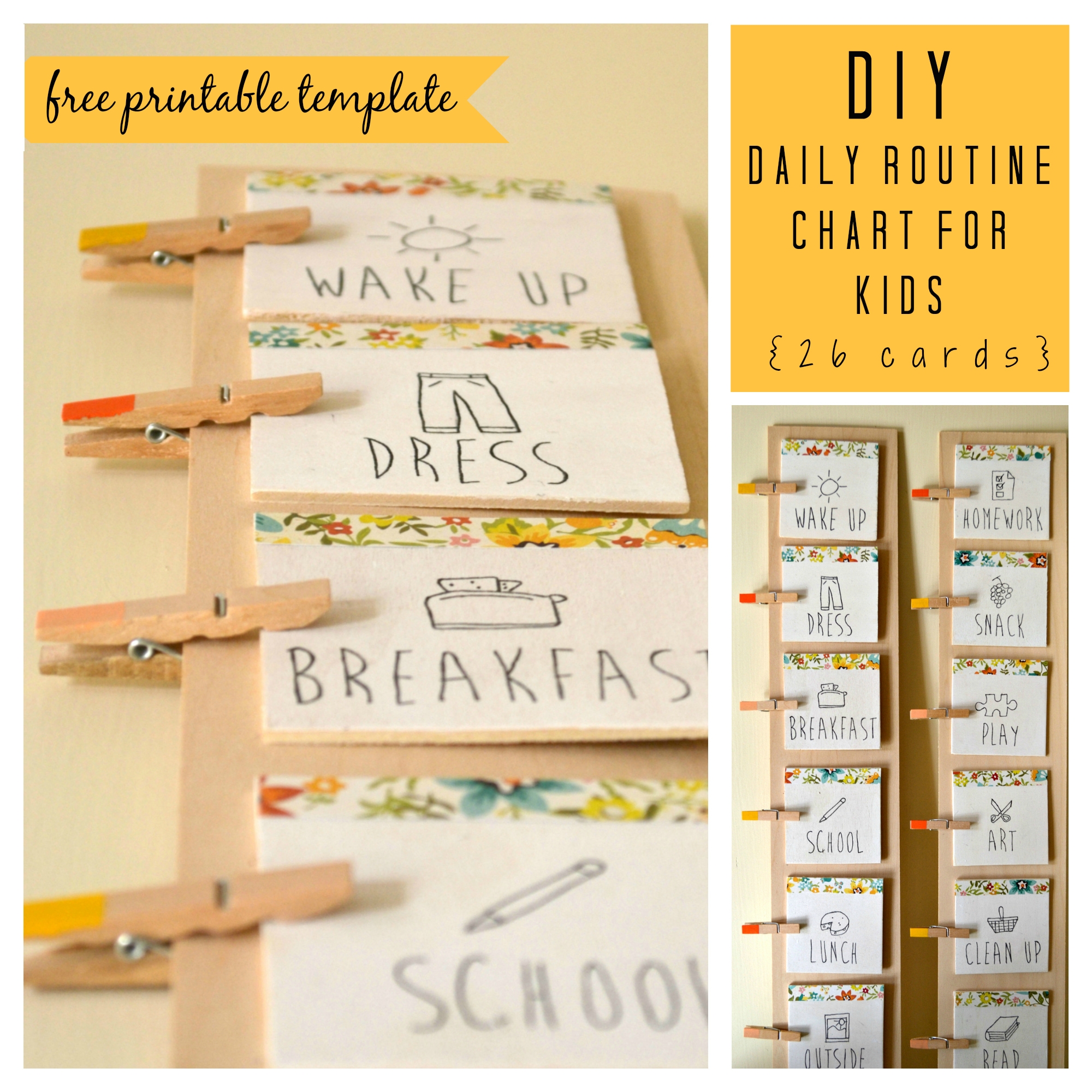 Free Printable Daily Routine Cards