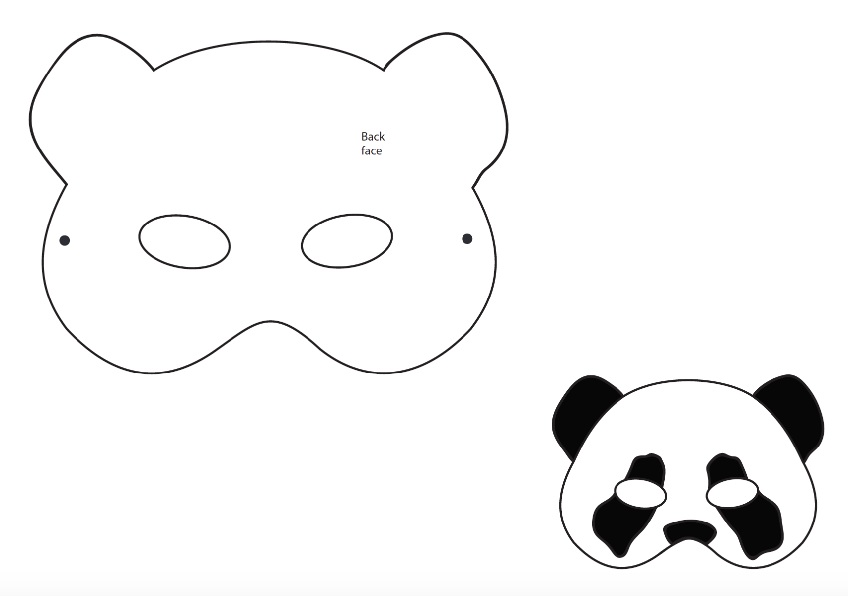 DIY Party Animal Masks