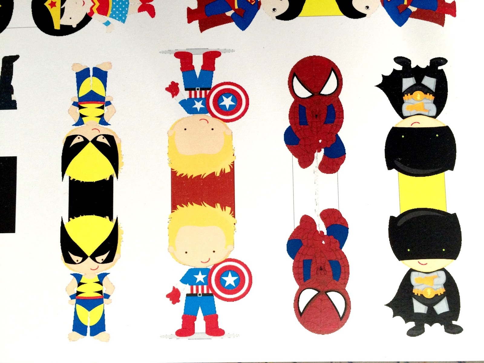 DIY Party Mom DIY Superhero Magnetic Bookmarks