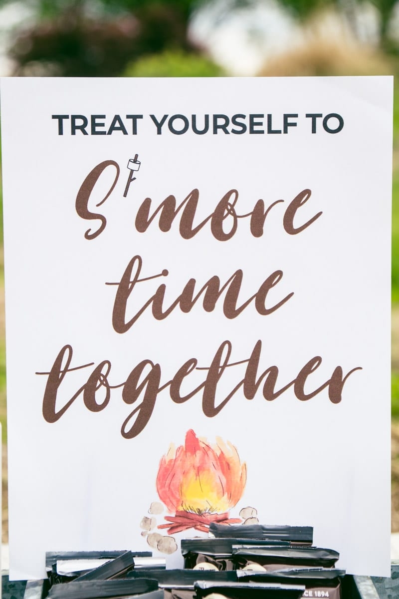 DIY S mores Bar Ideas Printable S mores Bar Sign Play Party Plan