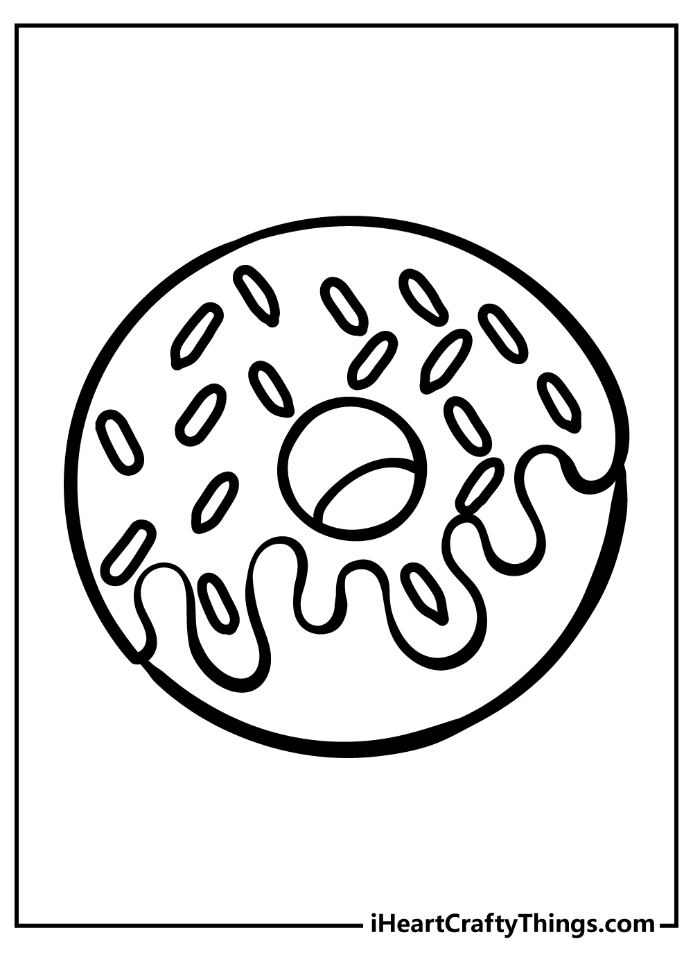 Donut Coloring Pages 100 Free Printables 