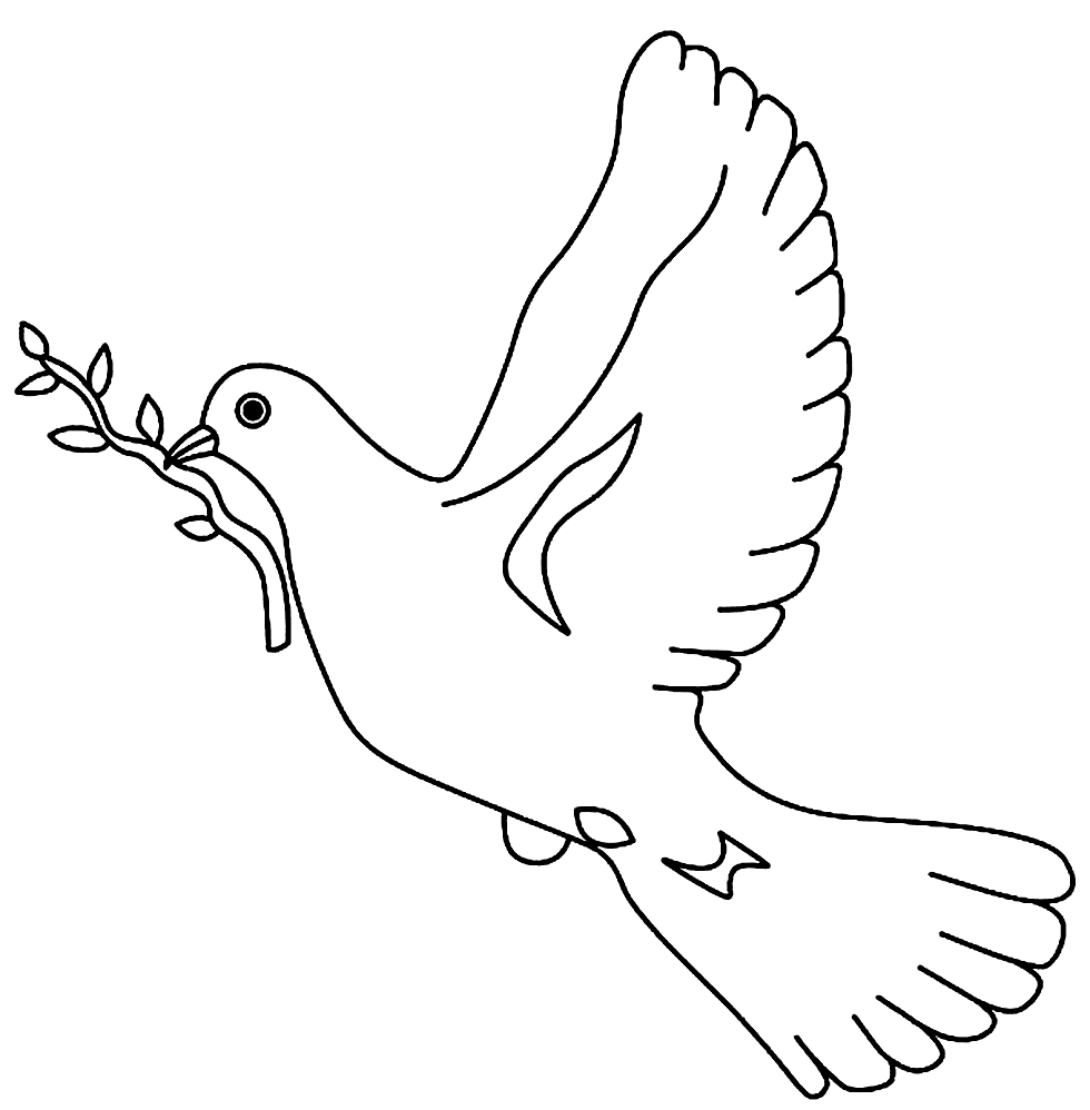 Dove Coloring Pages Printable Coloring Pages