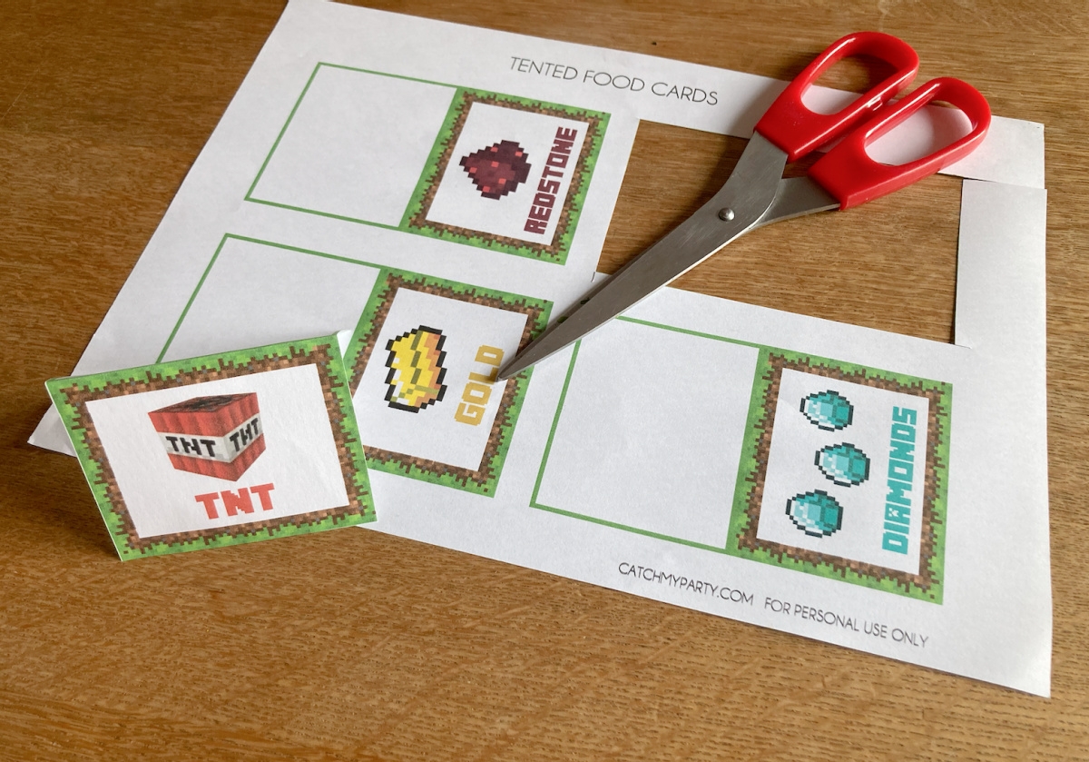 Download These Awesome FREE Minecraft Party Printables Catch My Party