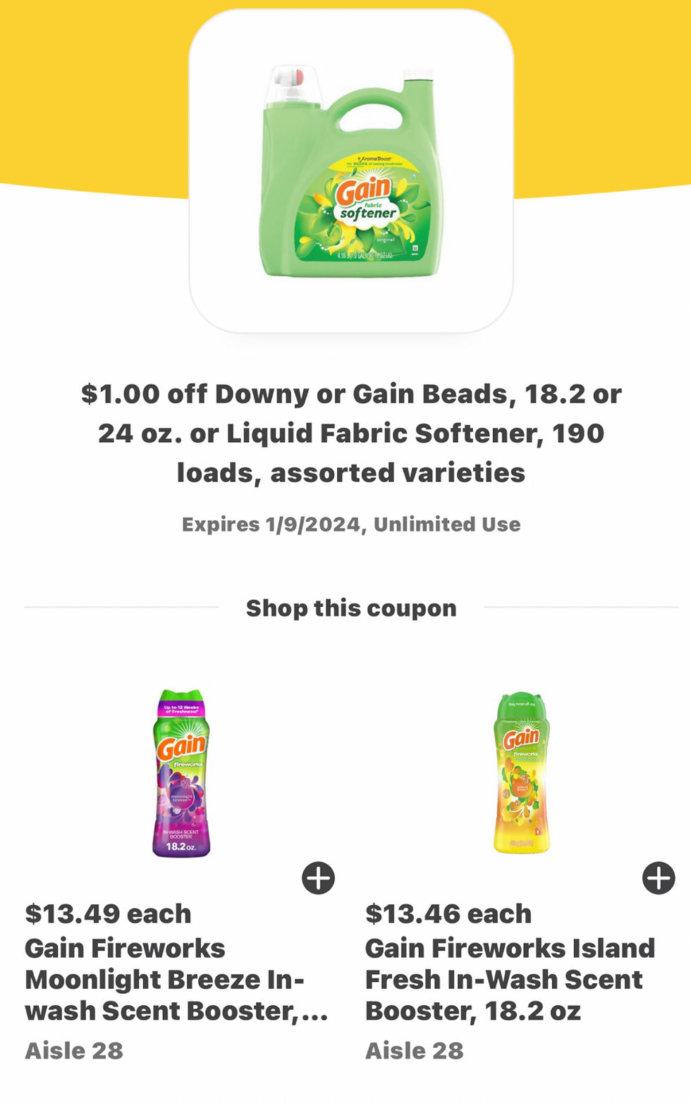  Downy Fabric Softener 190 Loads FREE At HEB Read My Deal 