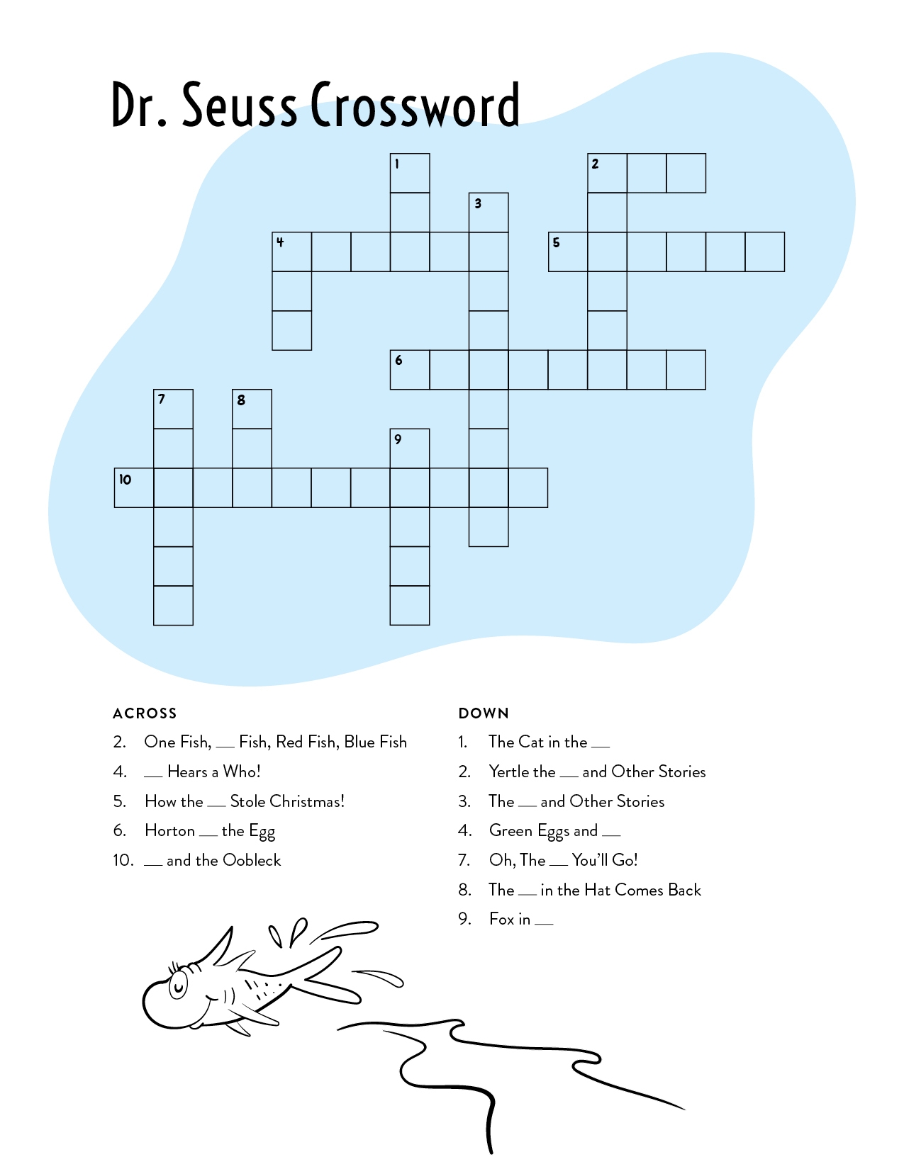 Free Printable Dr Seuss Worksheets