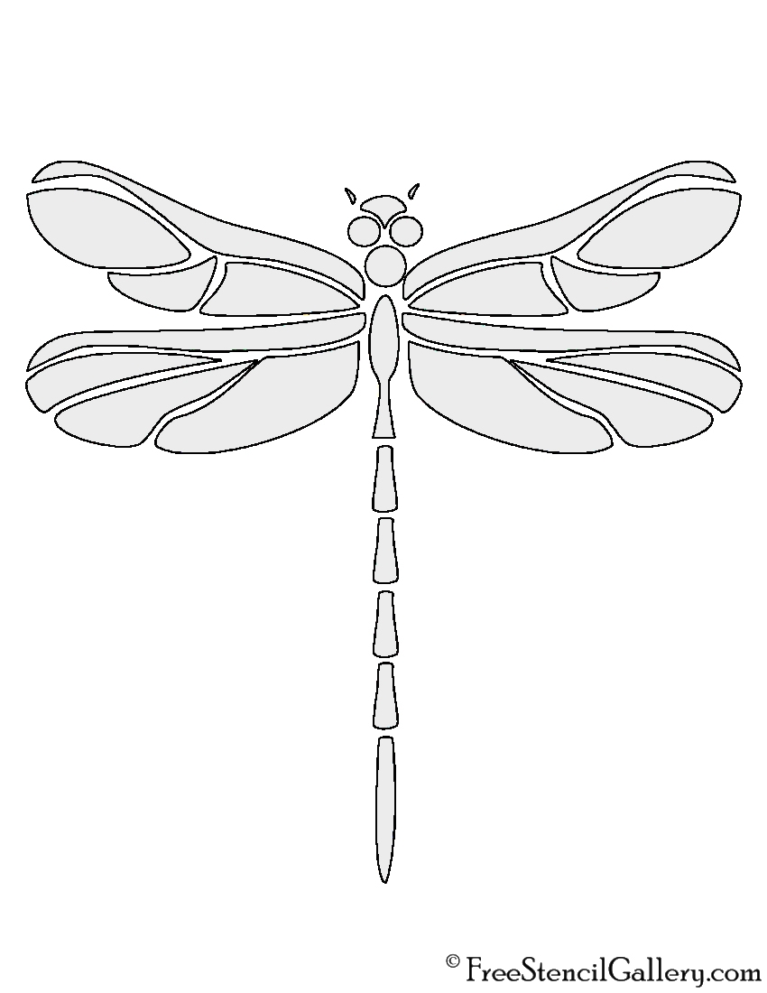 Dragonfly Stencil Free Stencil Gallery