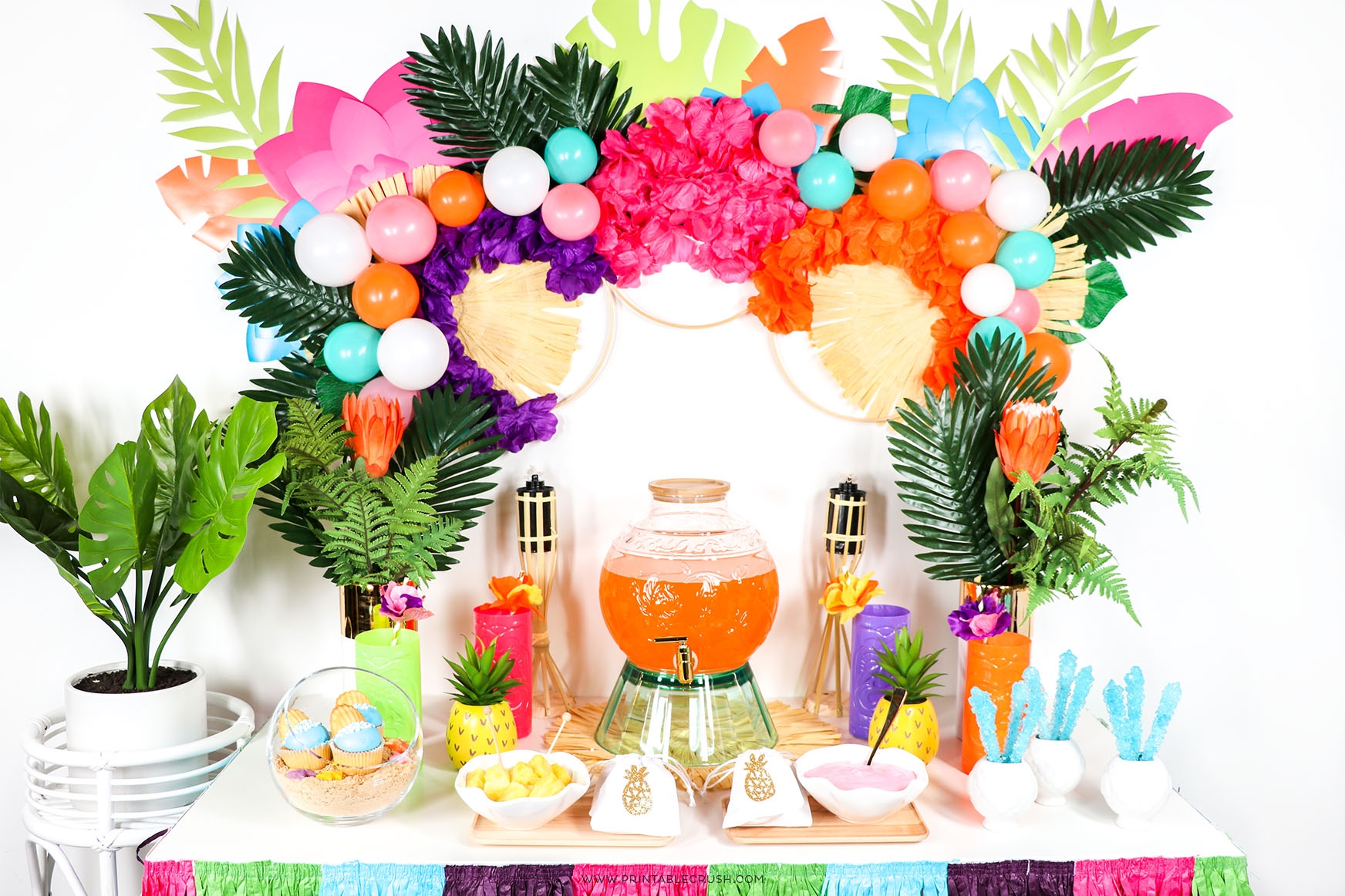 Free Printable Luau Party Decorations