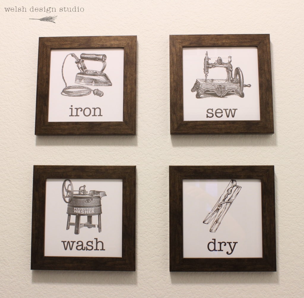 Easy Vintage Laundry Room Artwork Free Printables Welsh Design Studio
