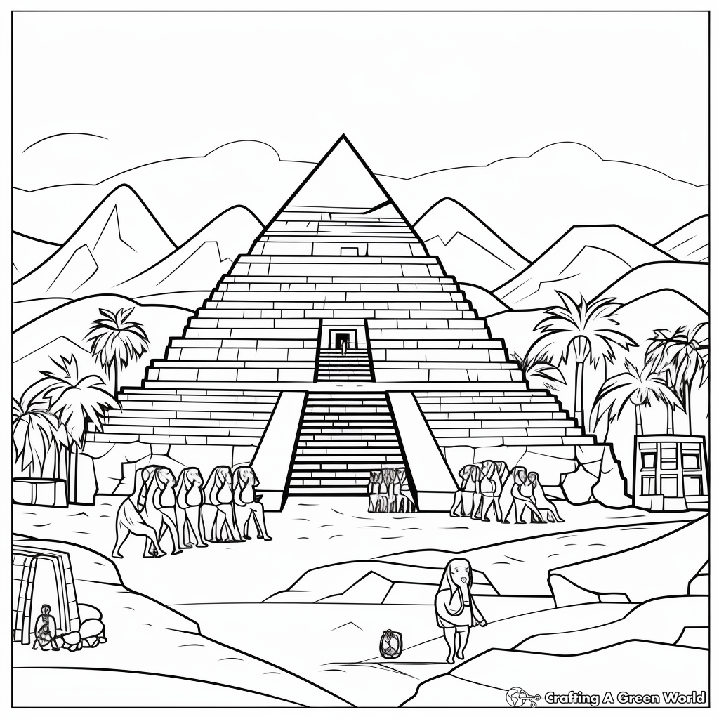 Egyptian Coloring Pages Free Printable 