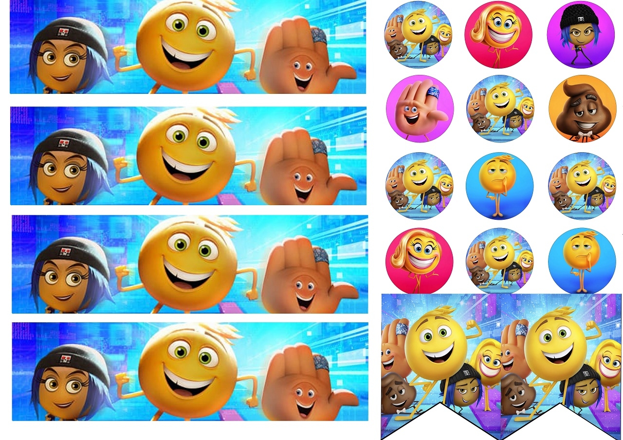 Emoji Birthday Free Printable Party Kit Oh My Quinceaneras 
