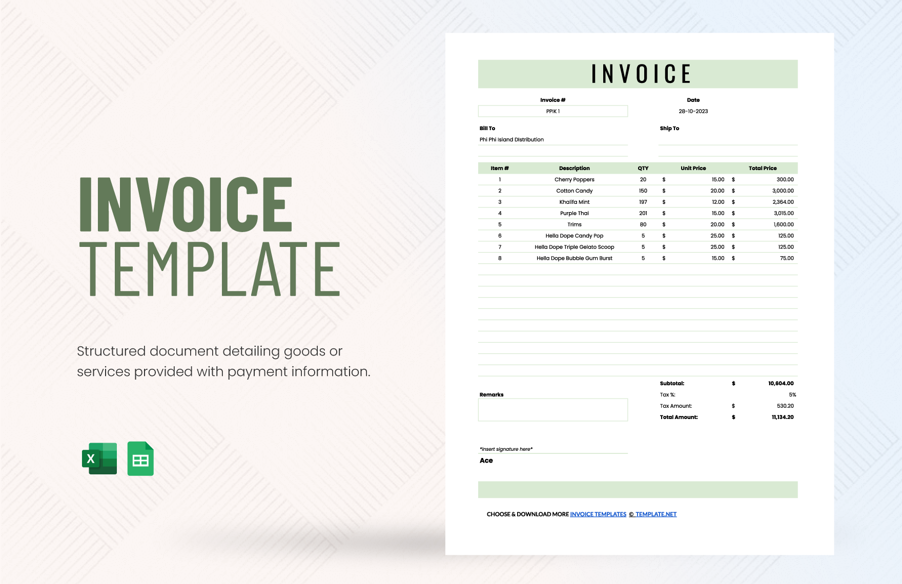 Excel Templates FREE Download Template