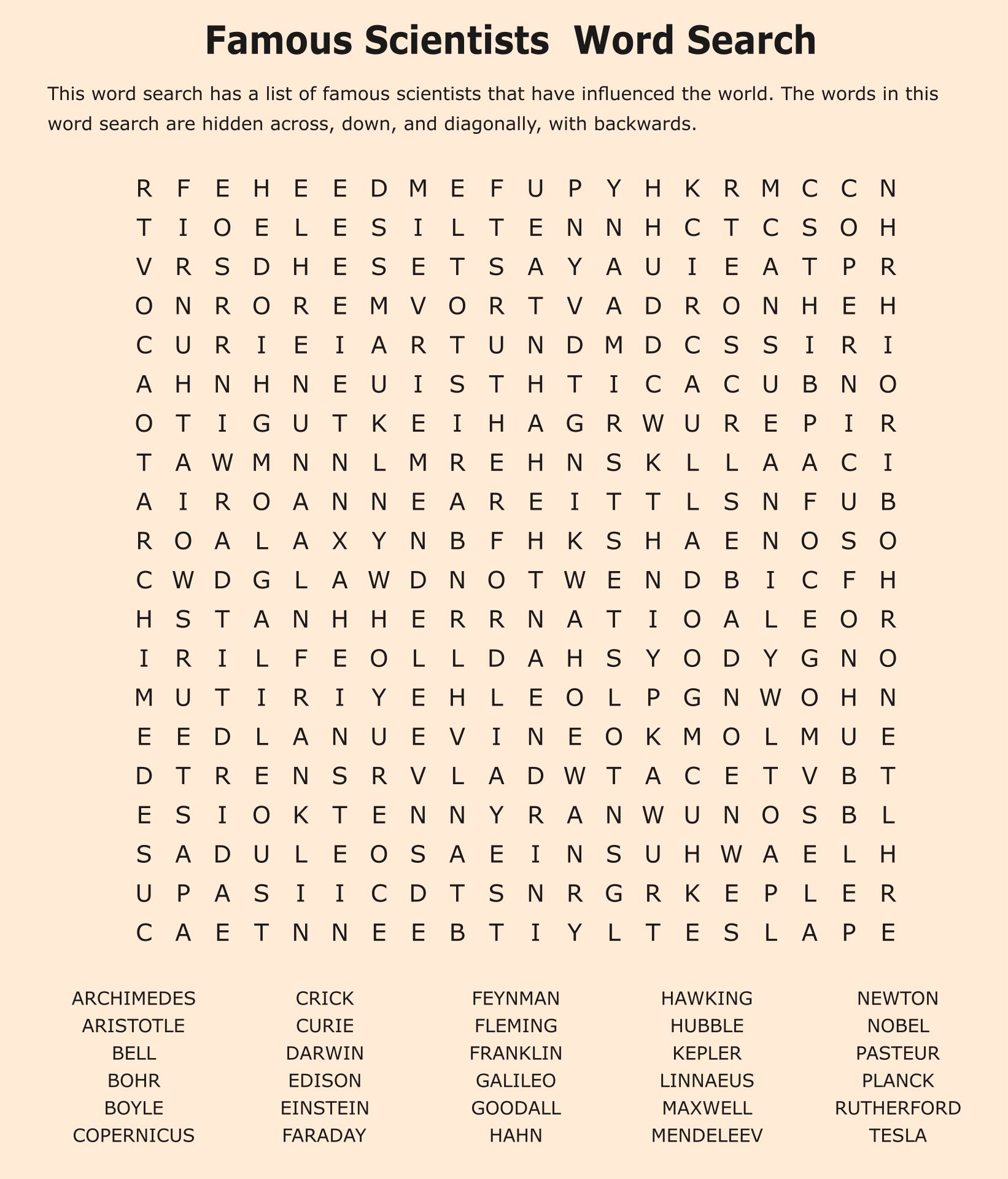 Free Printable Difficult Word Puzzles