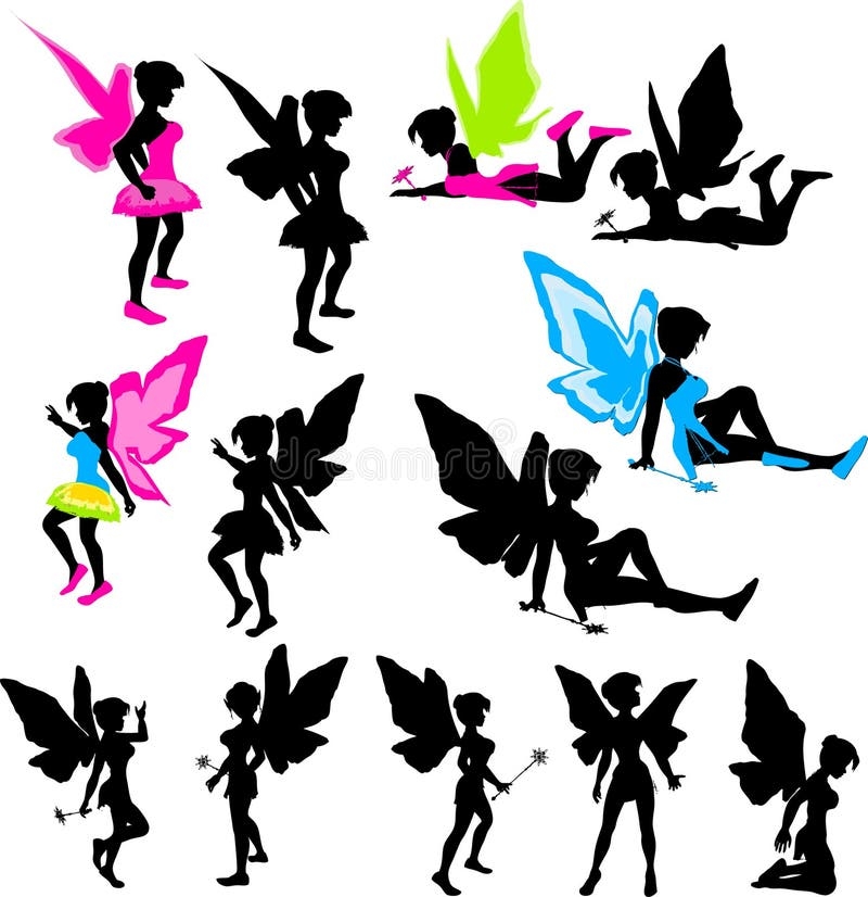 Fairy Silhouettes Stock Illustrations 2 314 Fairy Silhouettes Stock Illustrations Vectors Clipart Dreamstime