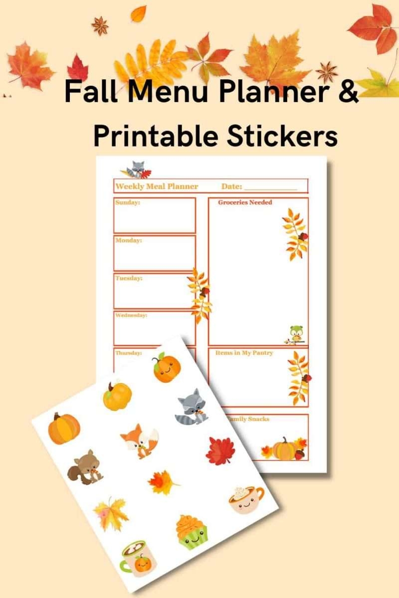 Fall Weekly Meal Plan Crafting A Family Dinner