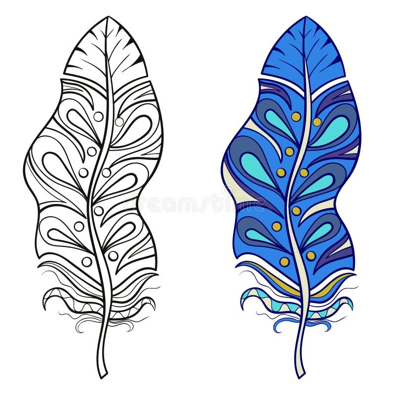 Feather Coloring Stock Illustrations 13 546 Feather Coloring Stock Illustrations Vectors Clipart Dreamstime