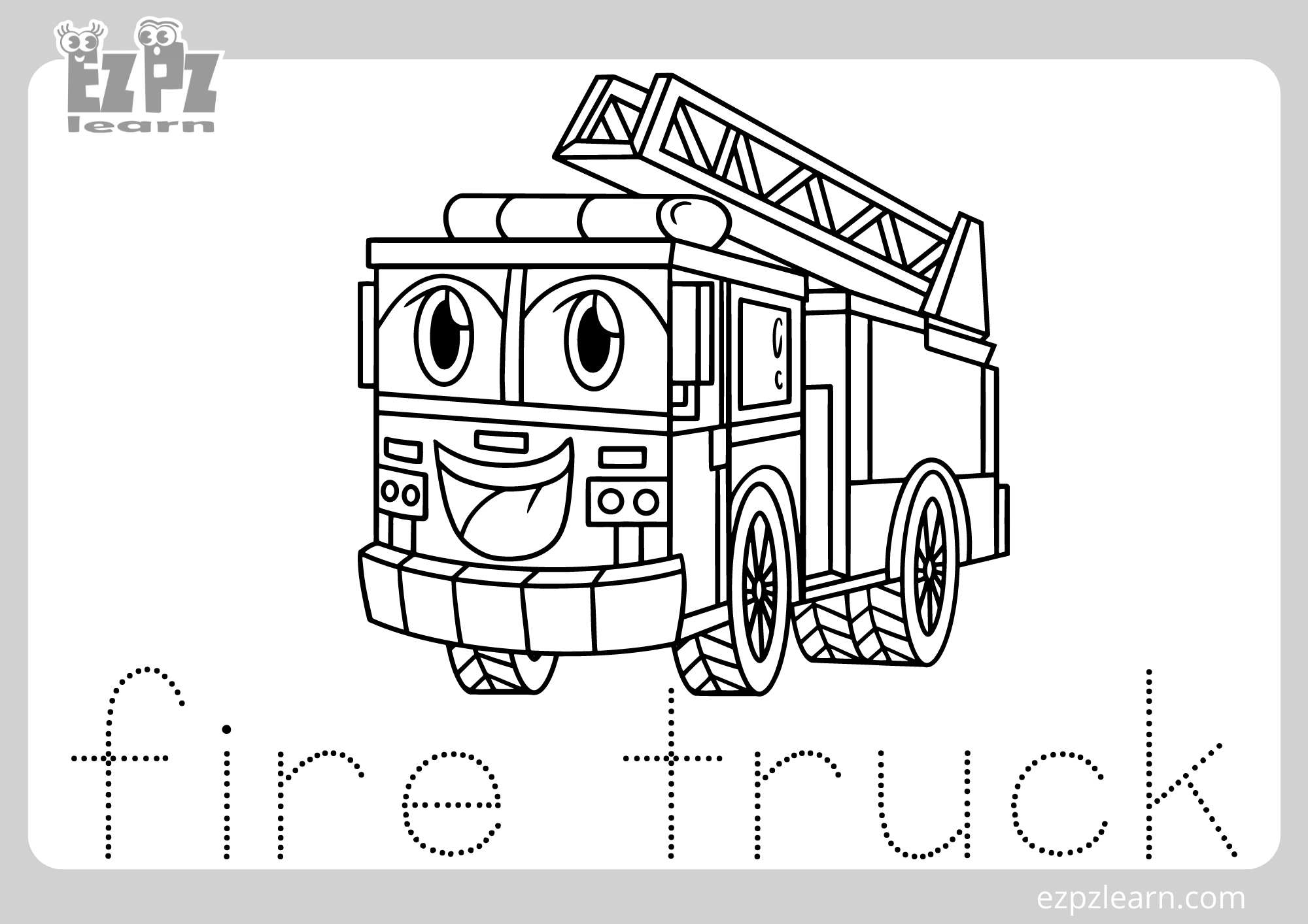 Free Truck Printables