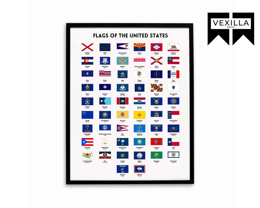 Free Printable Us State Flags