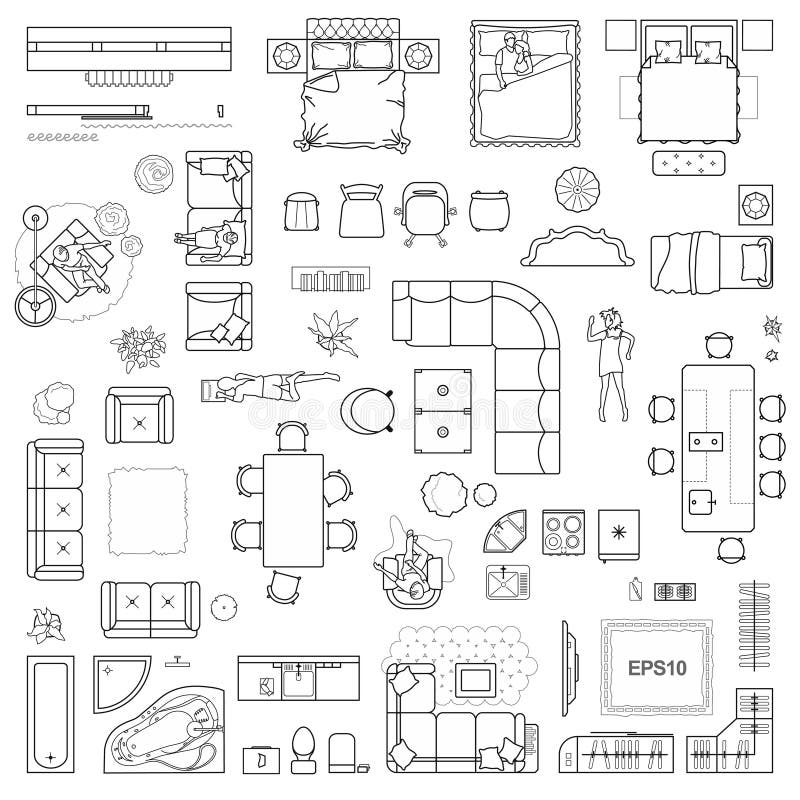 Floor Plan Furniture Template Stock Illustrations 771 Floor Plan Furniture Template Stock Illustrations Vectors Clipart Dreamstime