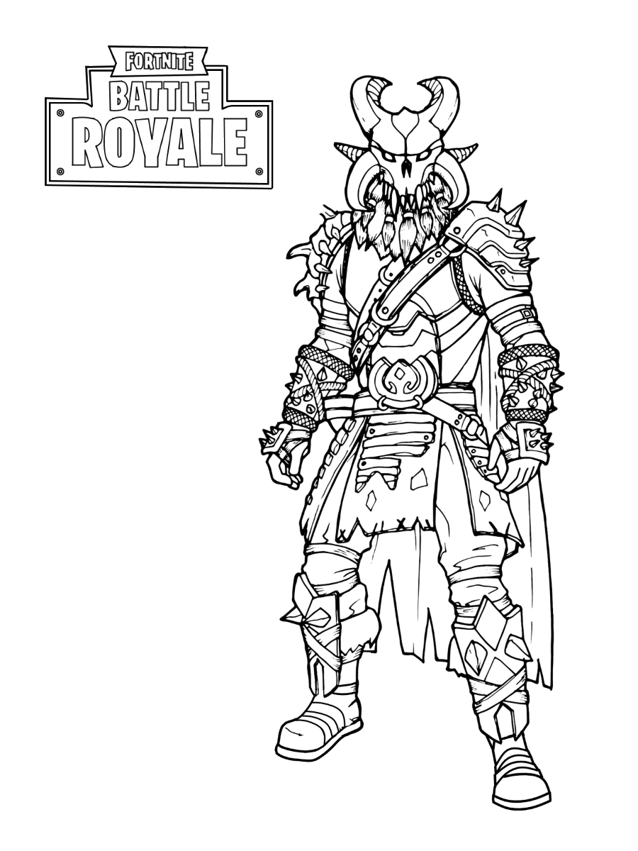 Fortnite 170152 Video Games Free Printable Coloring Pages