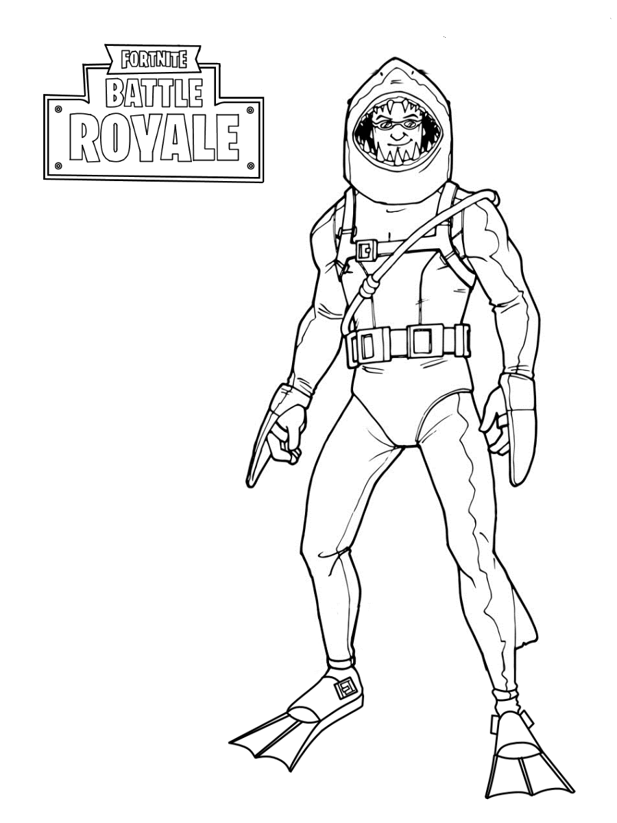 Fortnite Coloring Pages Printable Coloring Pages