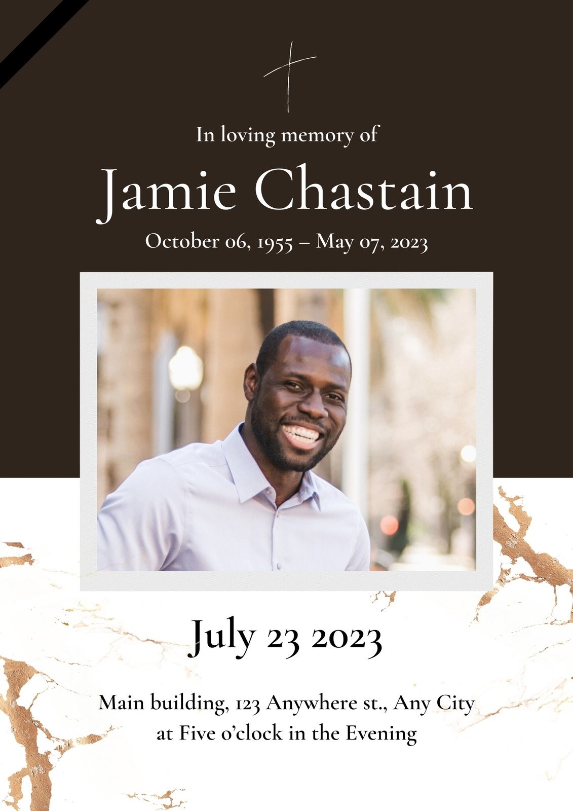 Free And Customizable Obituary Templates