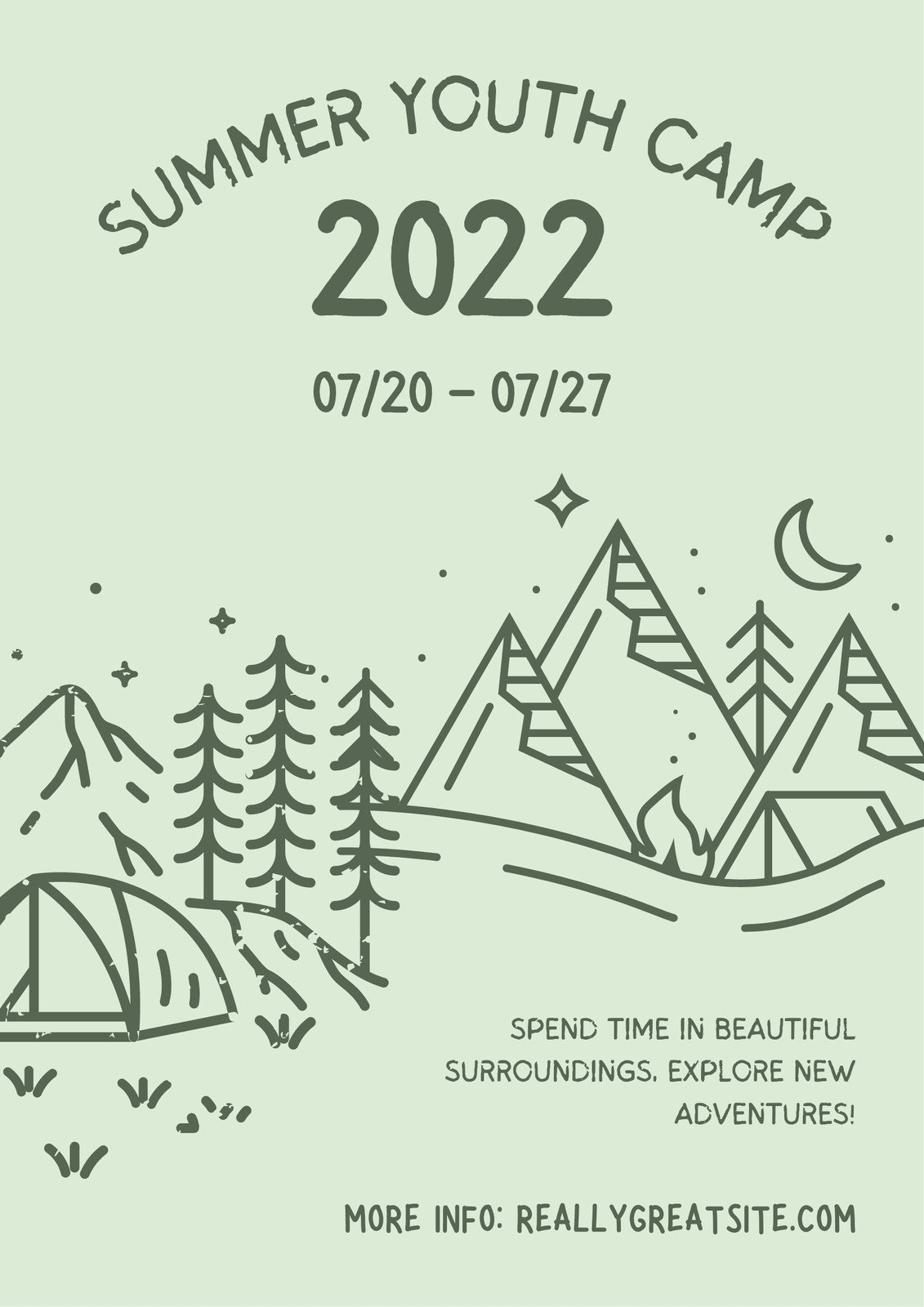Free And Customizable Summer Camp Templates