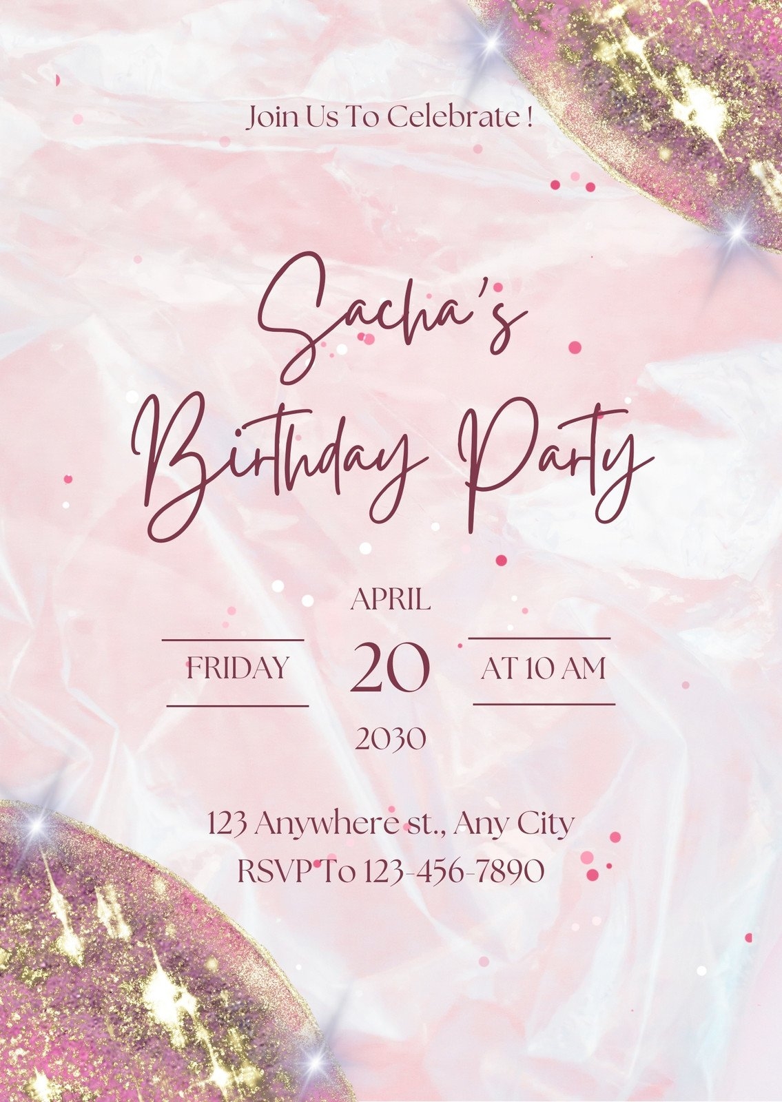 Printable Birthday Invitations Templates Free