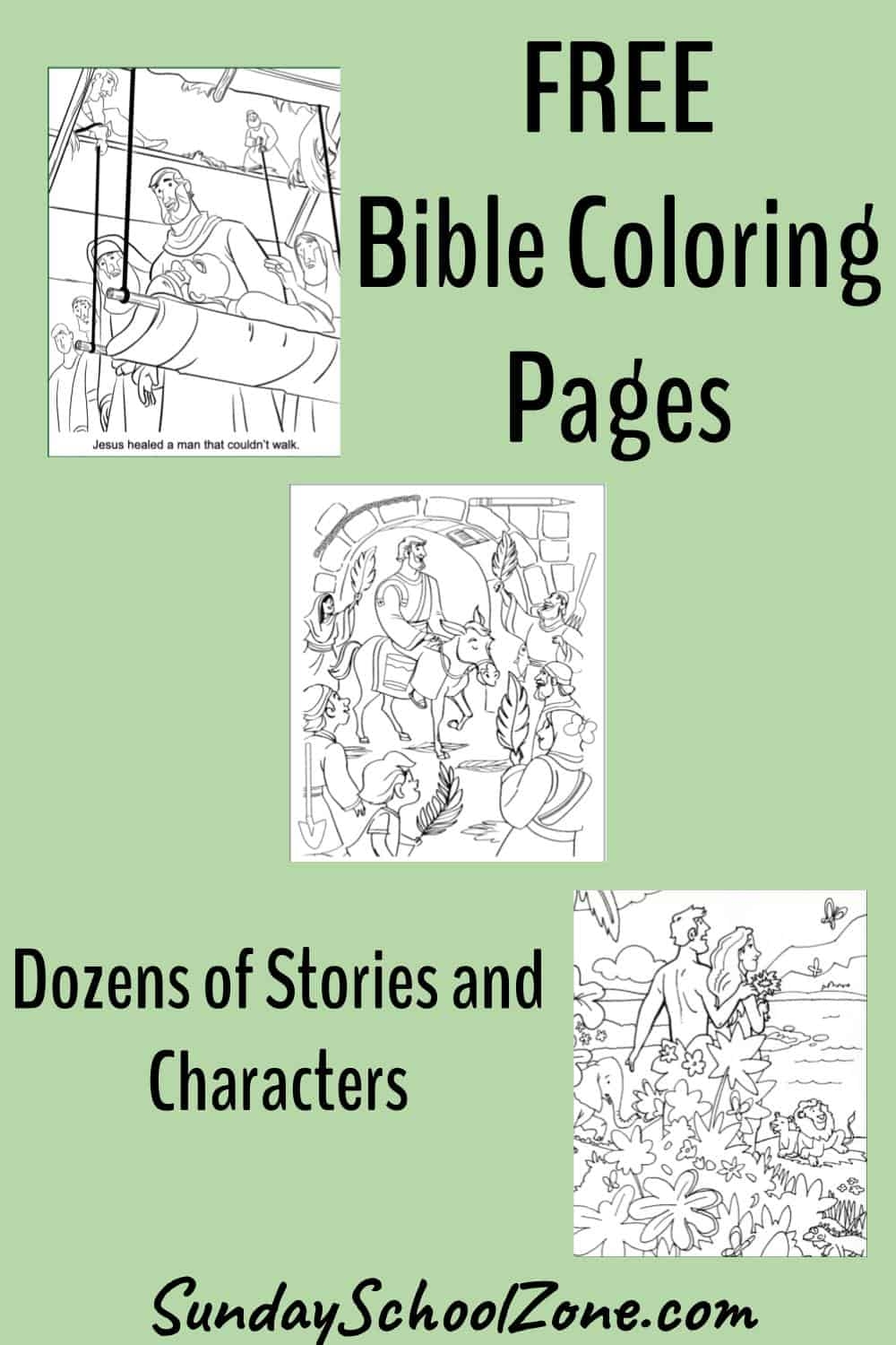 Free Bible Coloring Pages For Kids On Sunday School Zone
