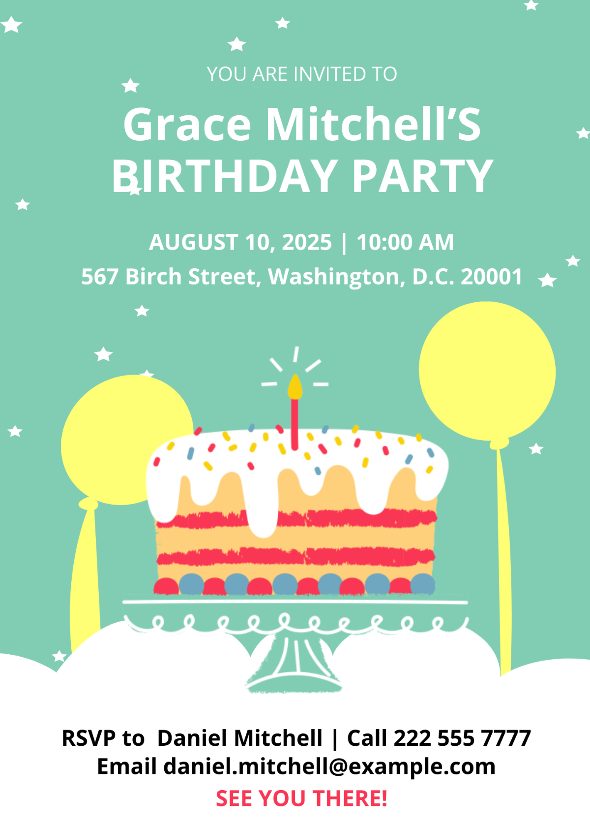 Free Printable Birthday Invitations Templates