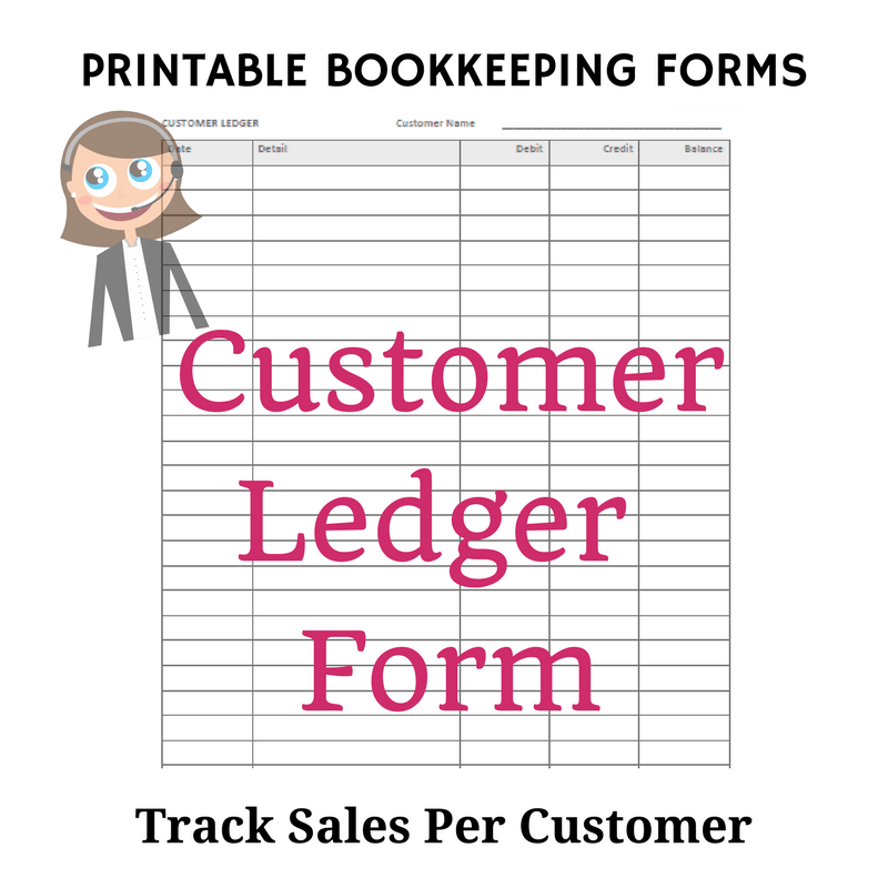 Free Bookkeeping Forms And Accounting Templates Printable PDF