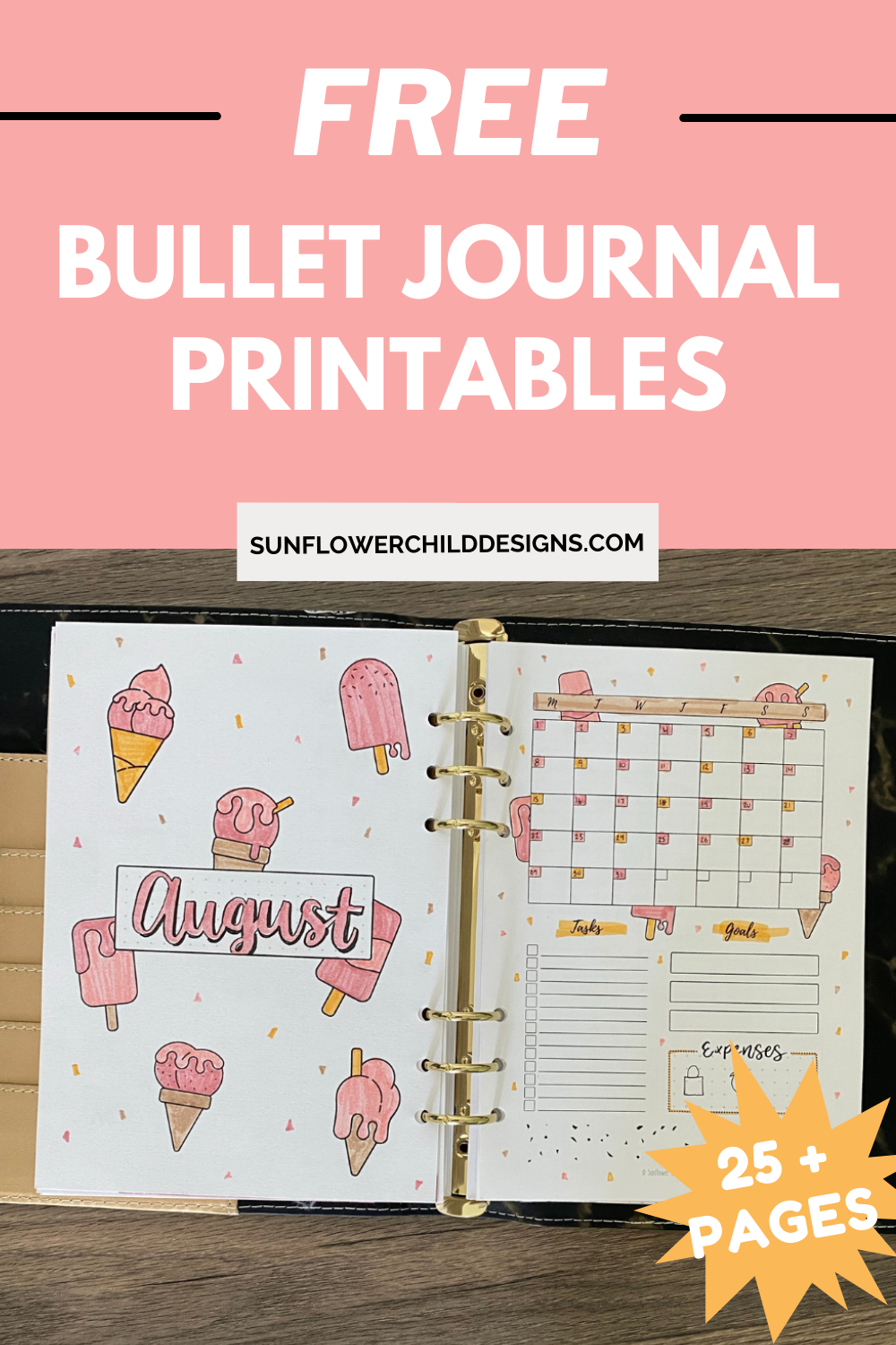 Bullet Journal Savings Printable Free