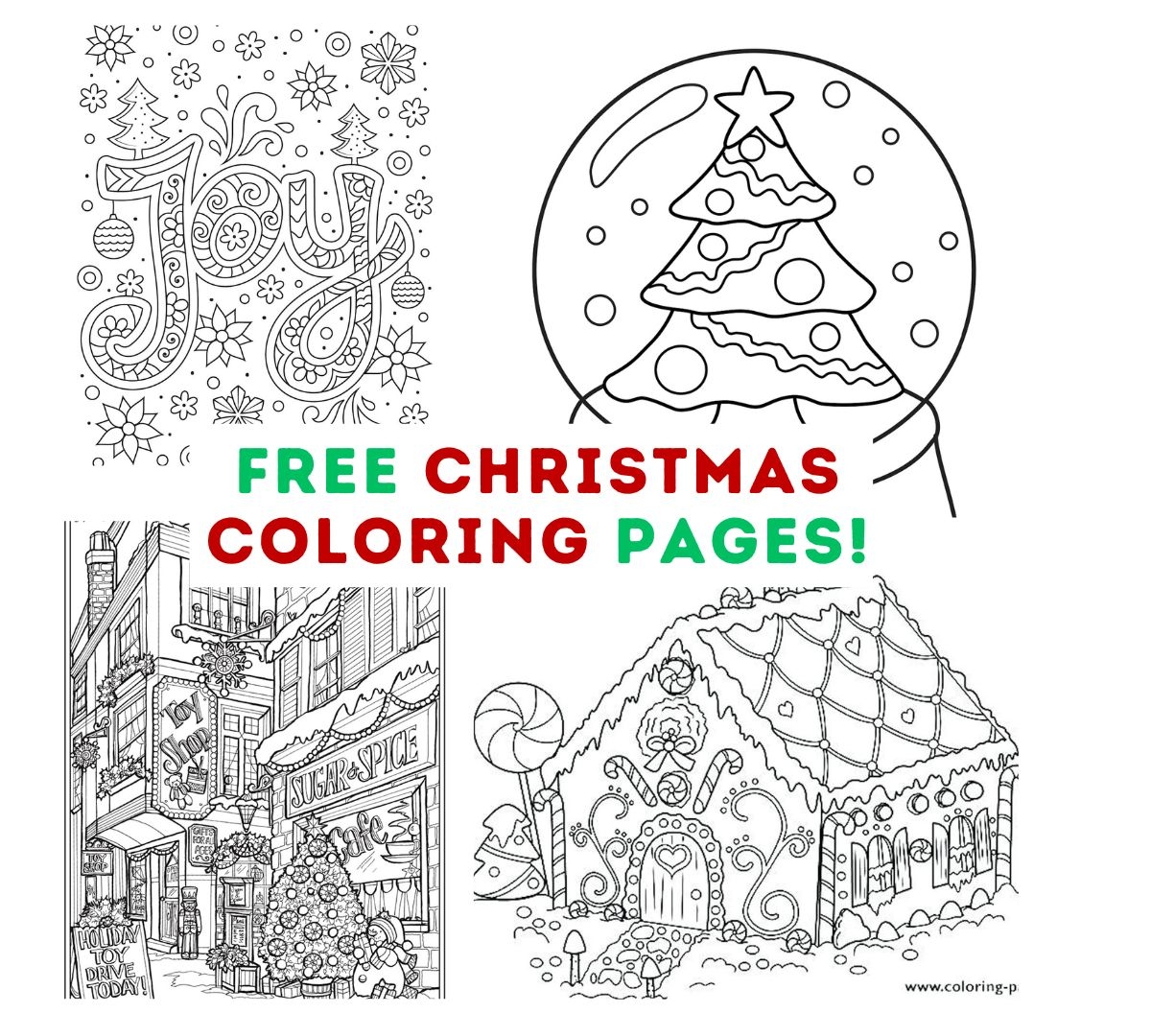 Free Christmas Coloring Pages Mom Life Made Easy