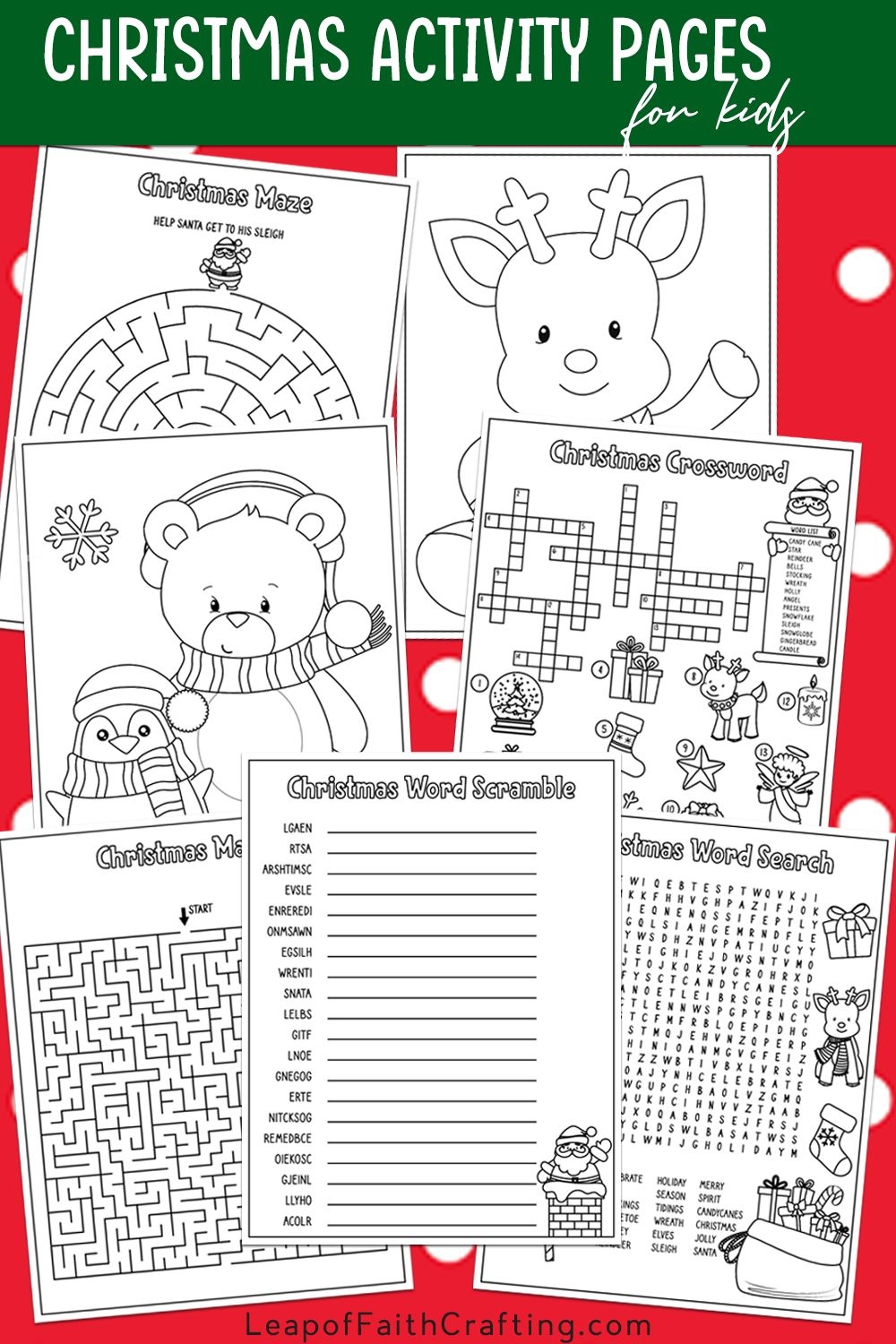 Free Printable Christmas Comprehension Sheets
