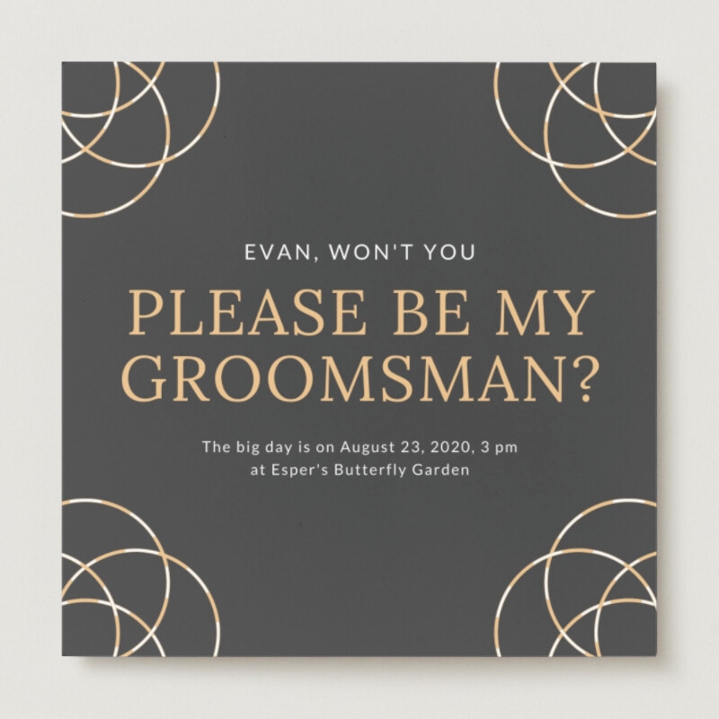Free Groomsmen Printables