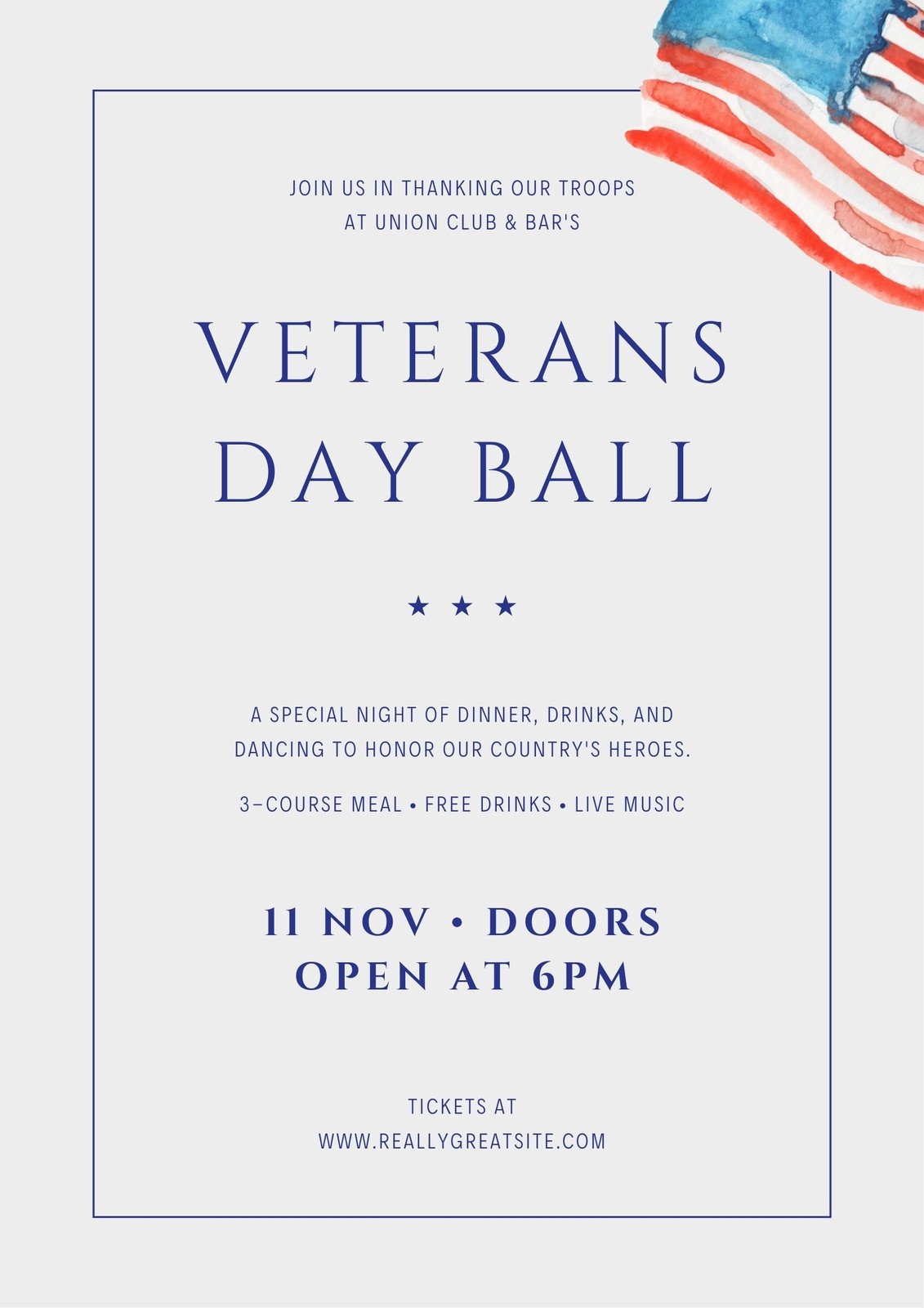 Free Custom Printable Veterans Day Poster Templates Canva