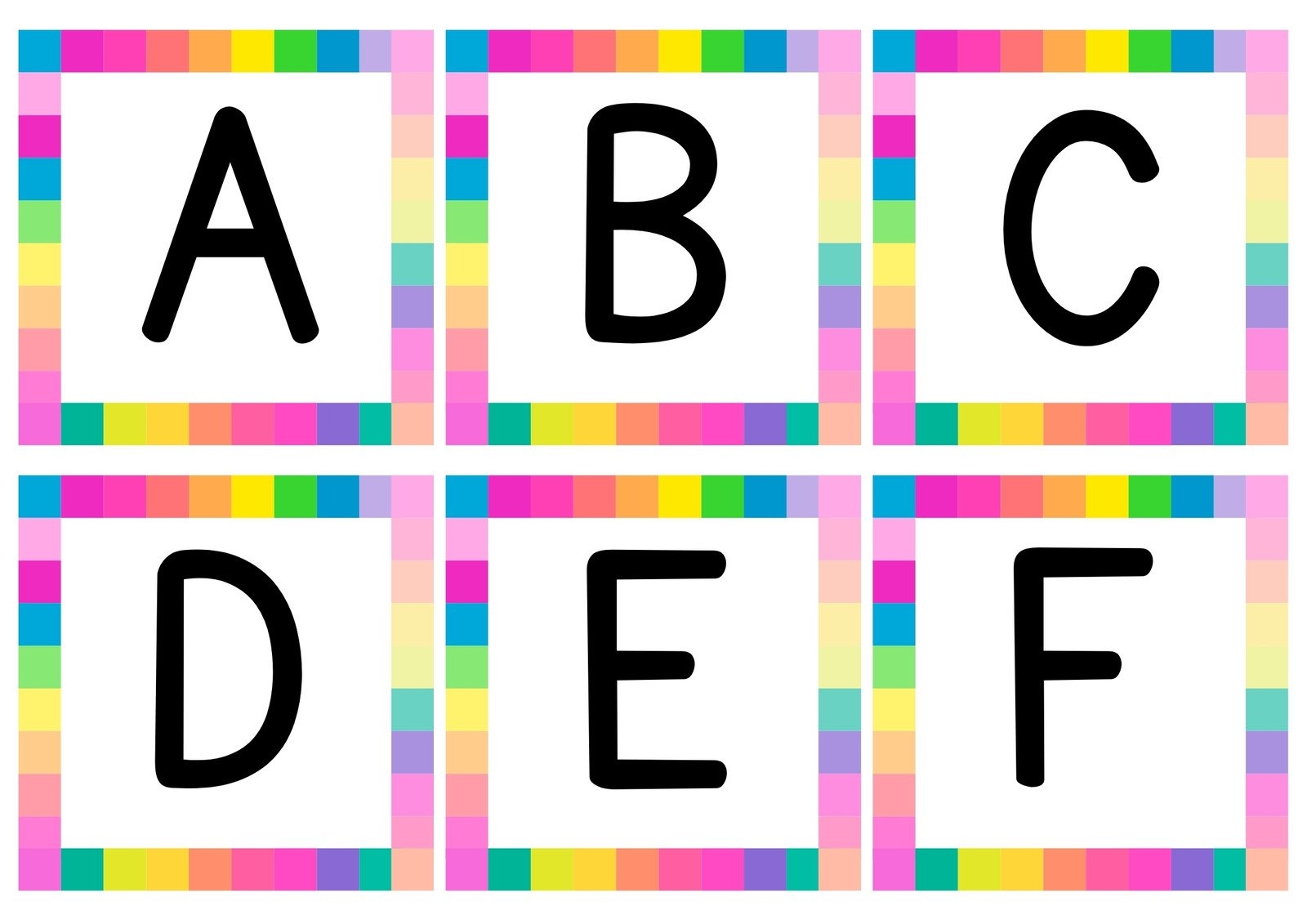 Free Alphabet Cards Printable