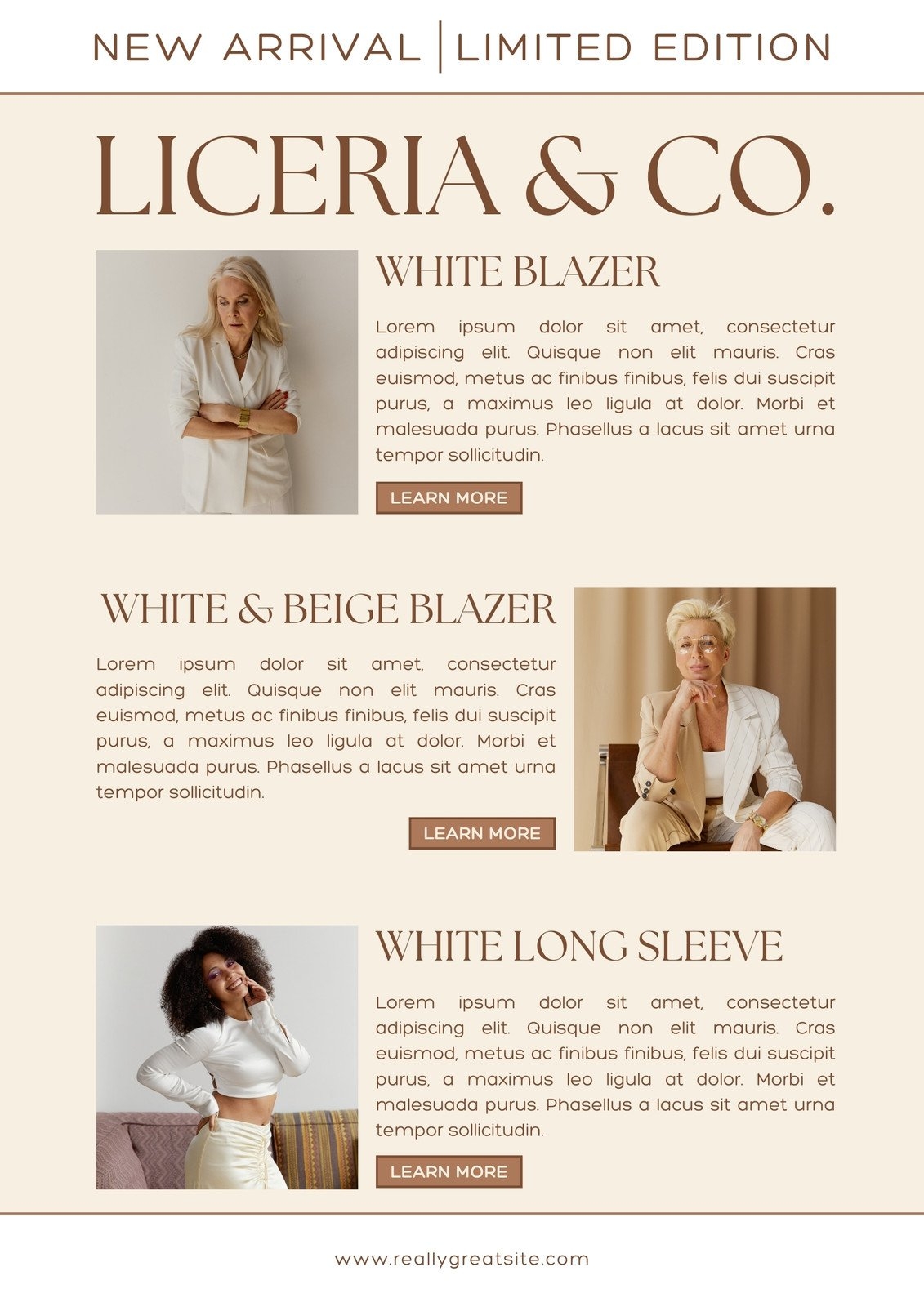 Free Customizable Fashion Newsletter Templates Canva